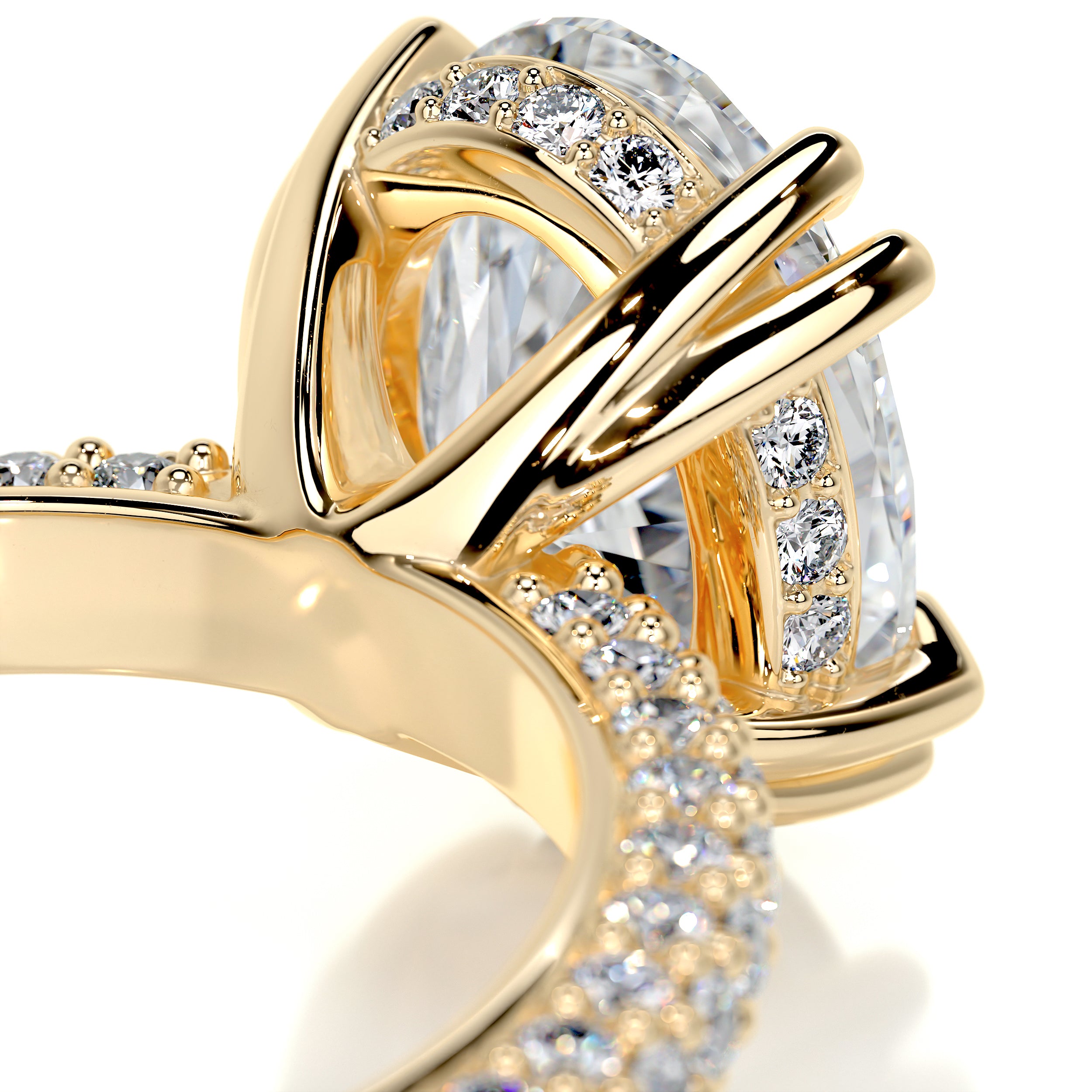Kelly Diamond Engagement Ring -18K Yellow Gold、mySite、hinf8tx79