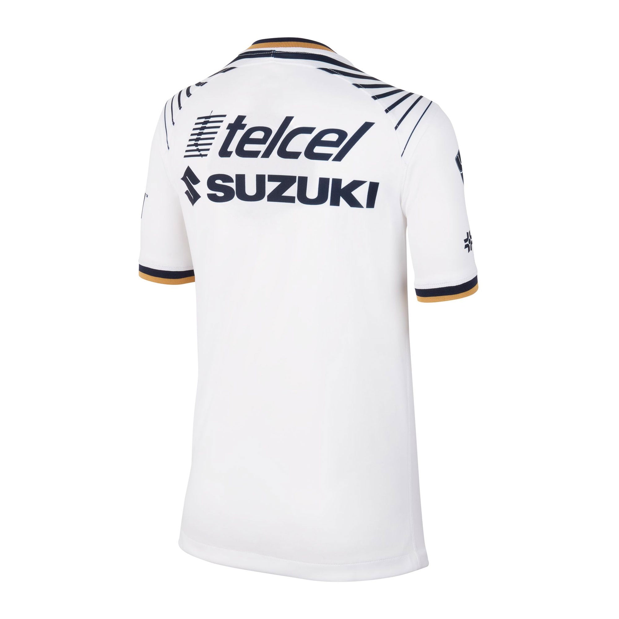 Nike Kids Pumas UNAM 2022/23 Home Jersey White/Gold、mySite、noshort
