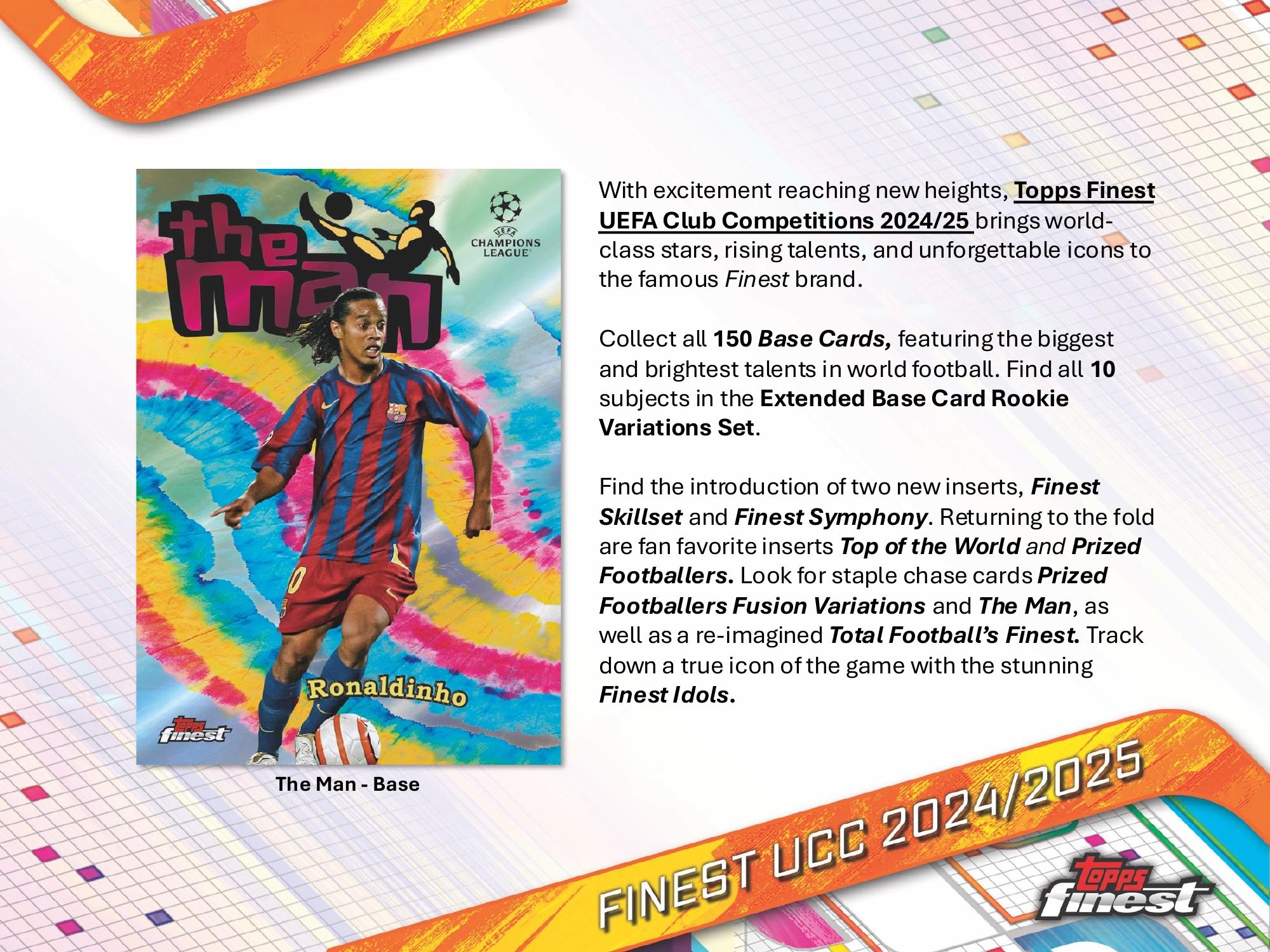 Topps Finest UEFA Club Competitions 2024/25 - Hobby Box、mySite、waistdrama