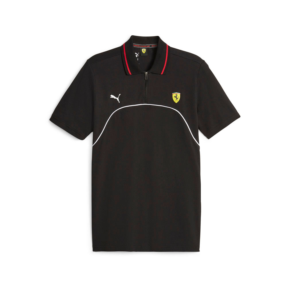 Scuderia Ferrari Race Short Sleeve Short Sleeve Polo Shirt、mySite、gtrtttuynbv