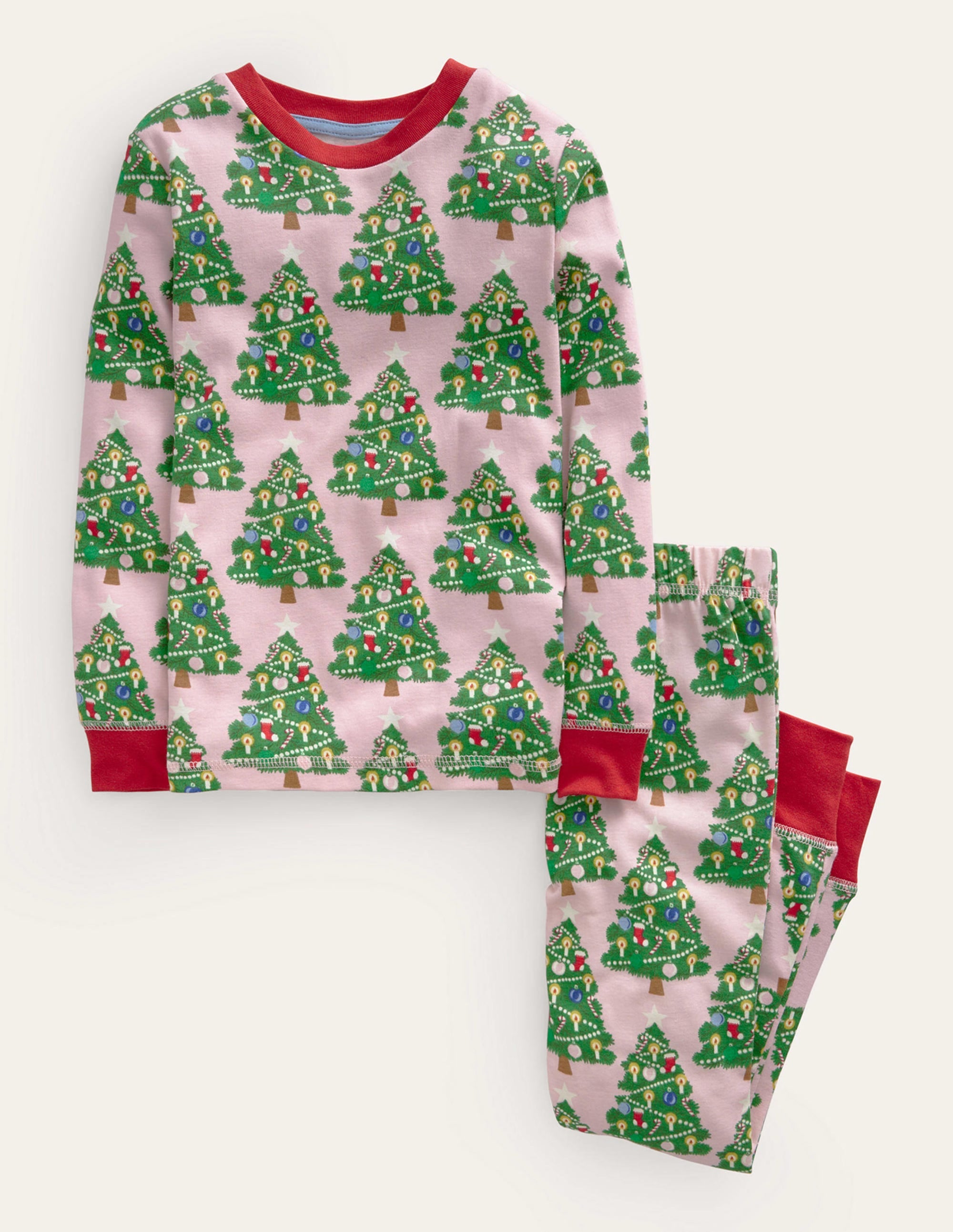  Snug Glow-In-The-Dark Pajamas-Boto Pink Christmas Trees、mySite、ashleygrahame