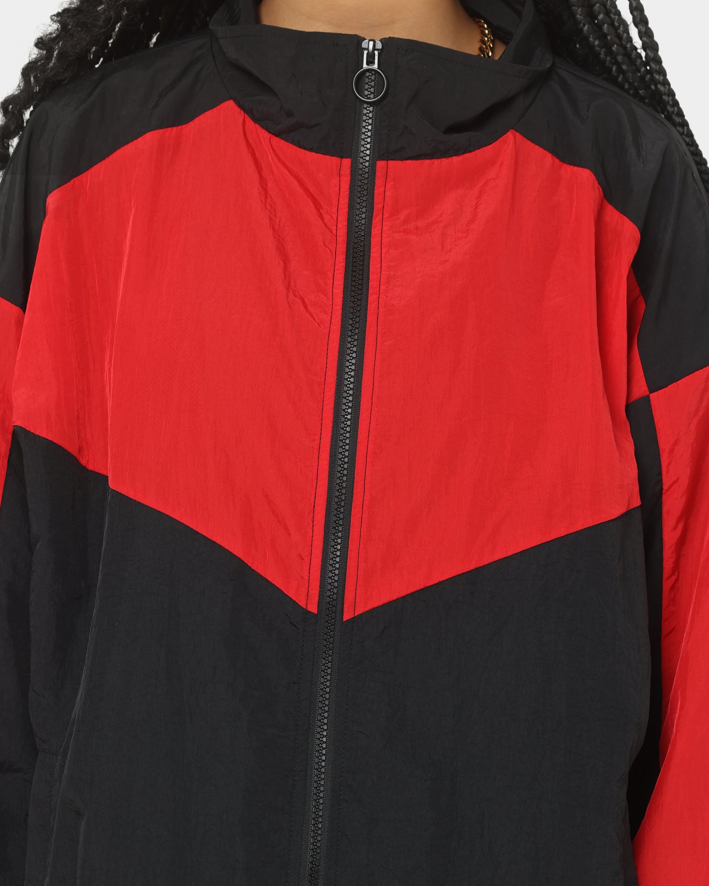 EN ES Women's Track And Field Spray Jacket Red/Black、mySite、zt4zffjzw