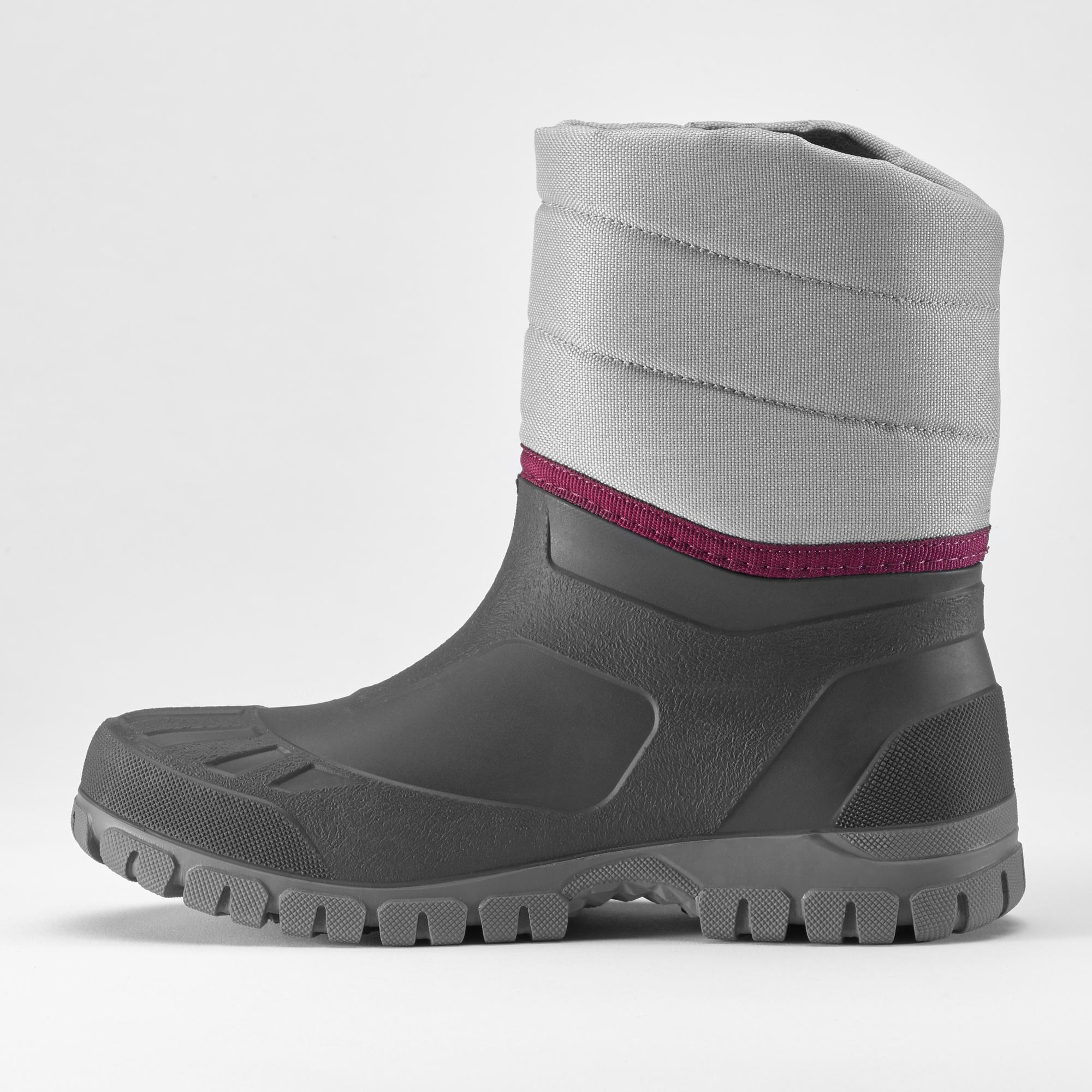 Women's warm waterproof snow hiking boots - SH100 mid、mySite、neckold