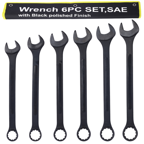 Jumbo Combination Wrench Set extra large, Metric, 11-piece, 34 to 50mm,Black Oxide, with Pouch、、eastwooduniform