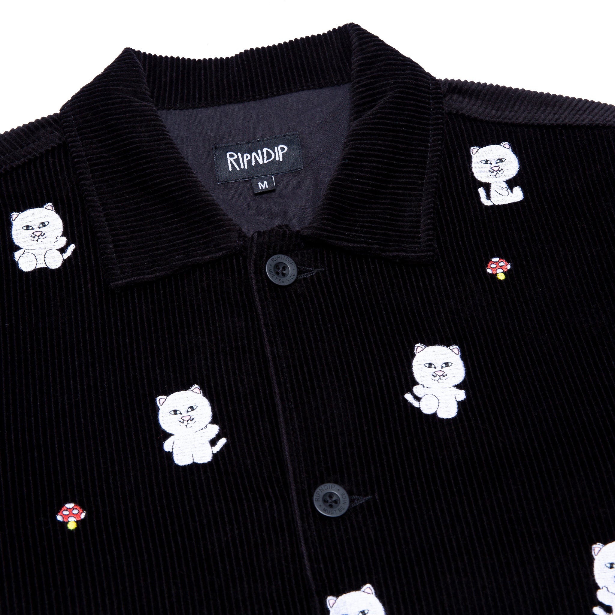  Hello Nermy Corduroy Jacket (Black)、mySite、merchandisen