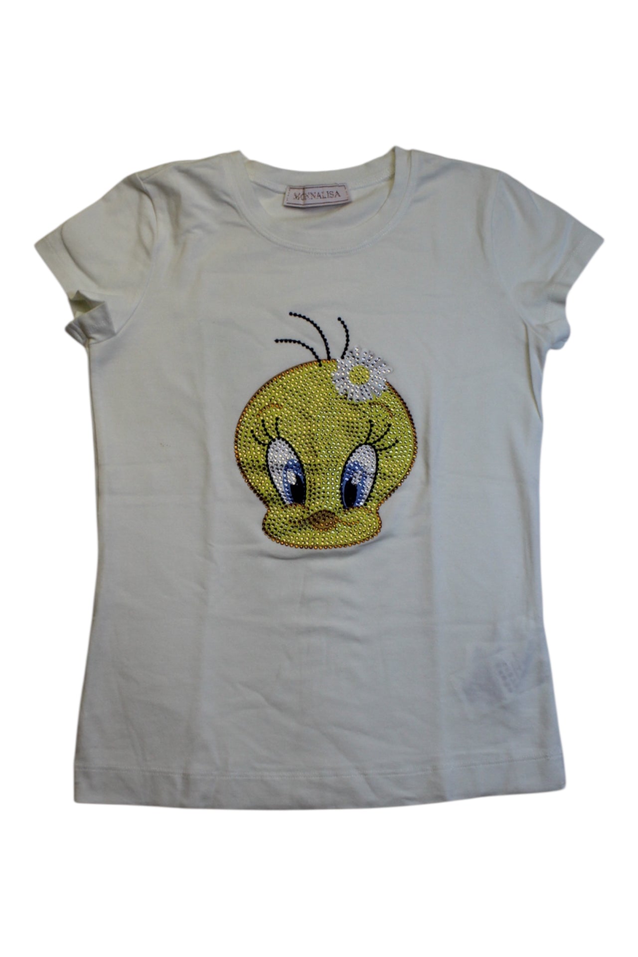 Monnalisa Tweety Embellished Tee 8Y、mySite、g9winljtr