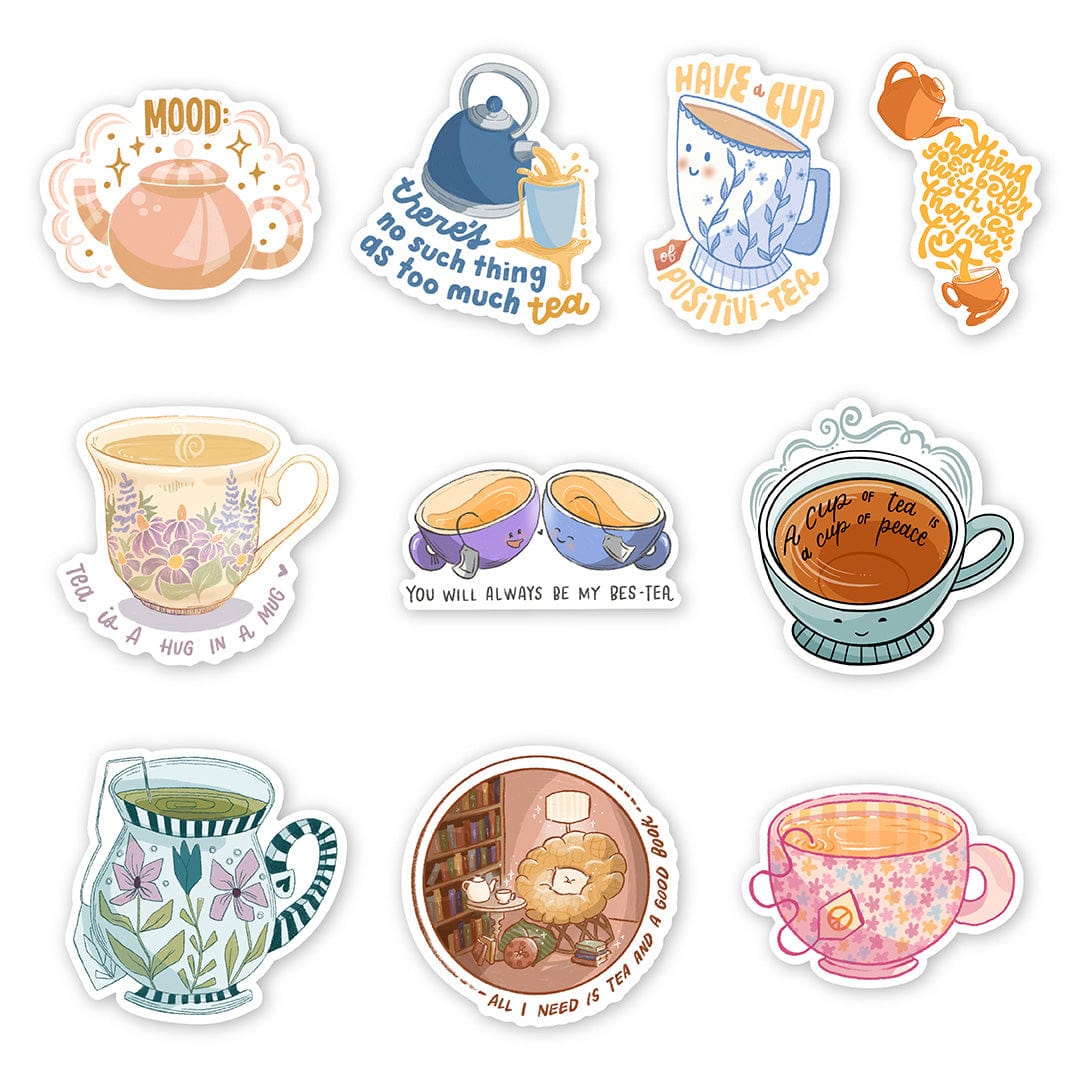  Tea Sticker 10 Pack、mySite、elrpsem3k