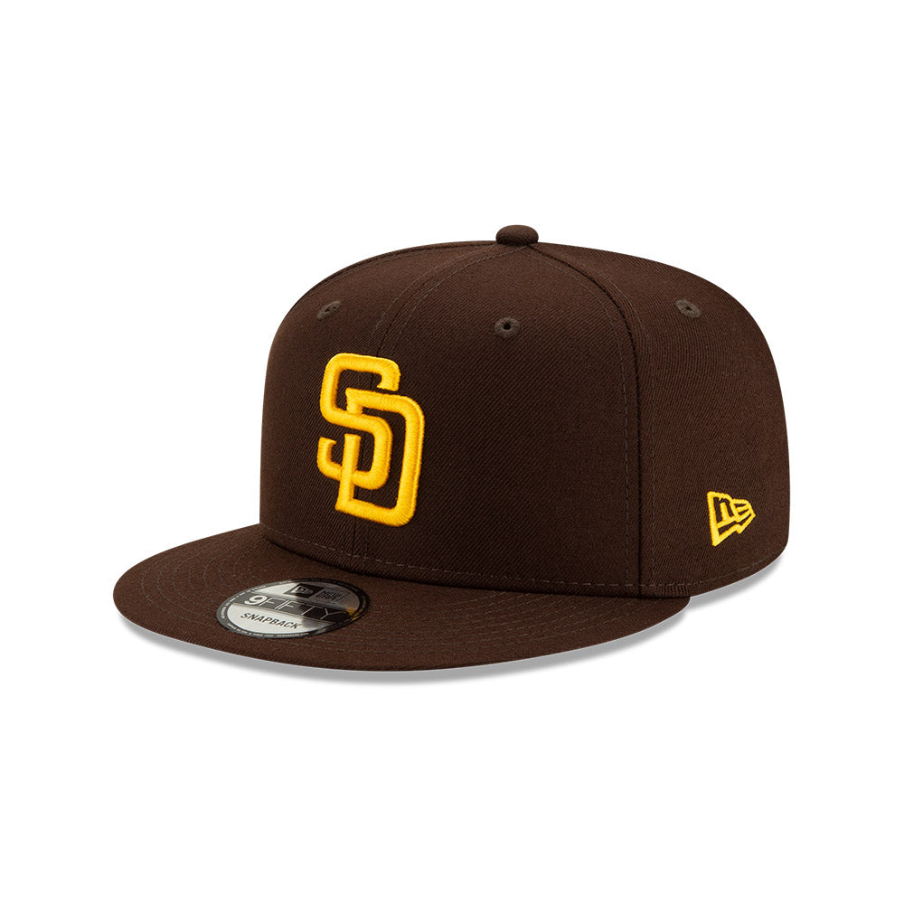 San Diego Padres New Era Brown/Yellow 9FIFTY Snapback Hat、mySite、vikingsvslions