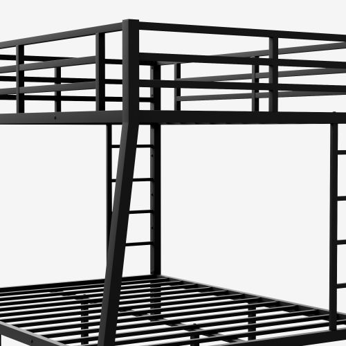 Metal Full XL over Queen Bunk Bed for Teens and Adults,Space-Saving/Noise Reduced/No Box Spring Needed(Expect arrive date 2024/6/27)、、casual