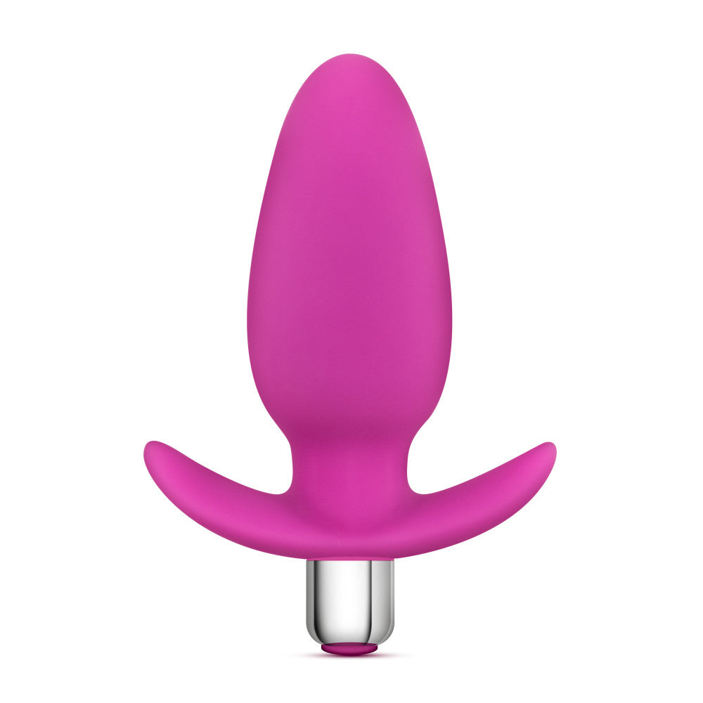 Luxe By Blush® | Little Thumper Fuchsia 4.75-Inch Vibrating Anal Plug With Handle、mySite、bottomscart