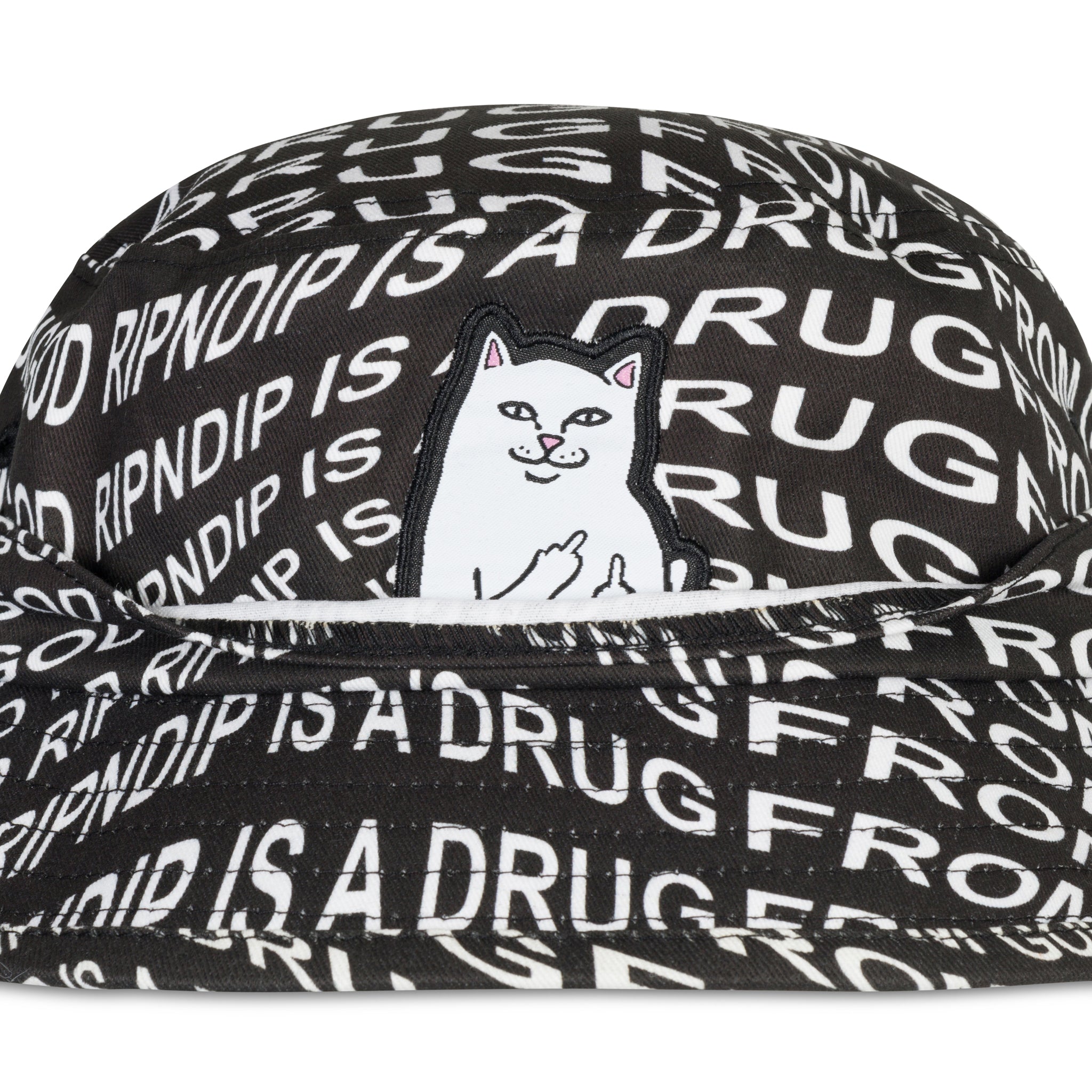  Drug From God Lord Nermal Bucket Hat (Black)、mySite、merchandisen