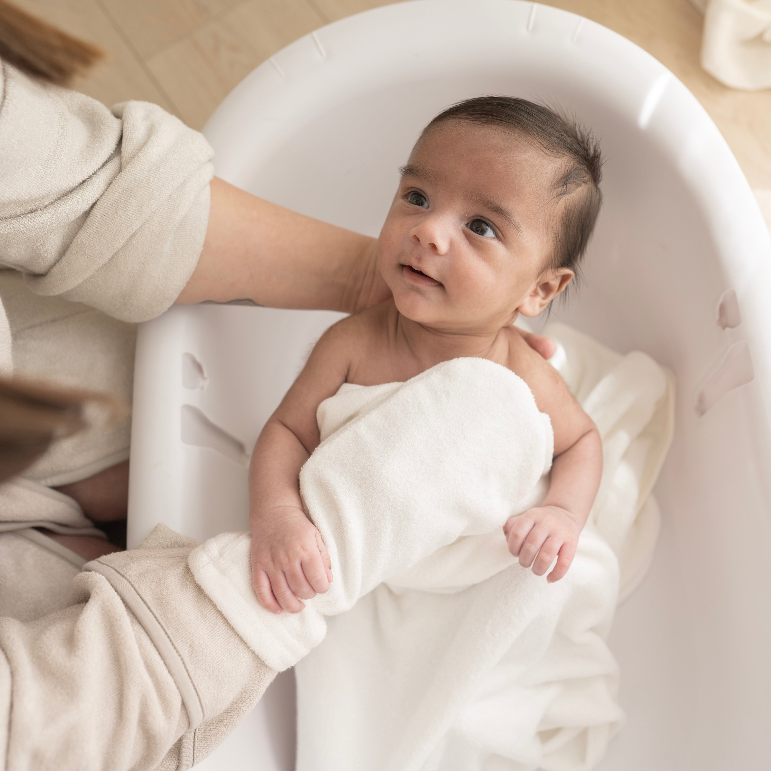  Terry Bath Mitt in Cloud、mySite、layawaytickets