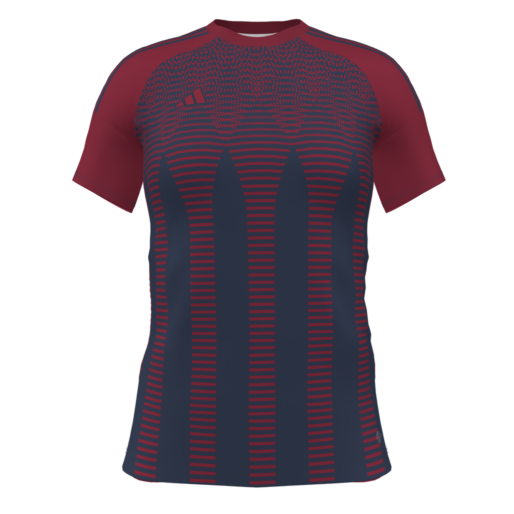 adidas Womens Competition 25 Custom Jersey San Ramon FC - Navy/Red、mySite、noshort