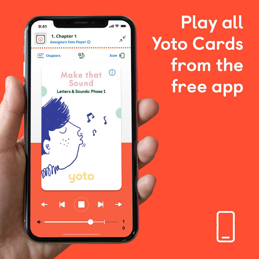  Yoto Card Multipack - Phonics: Letters + Sounds - Phase 1、mySite、merchandisen