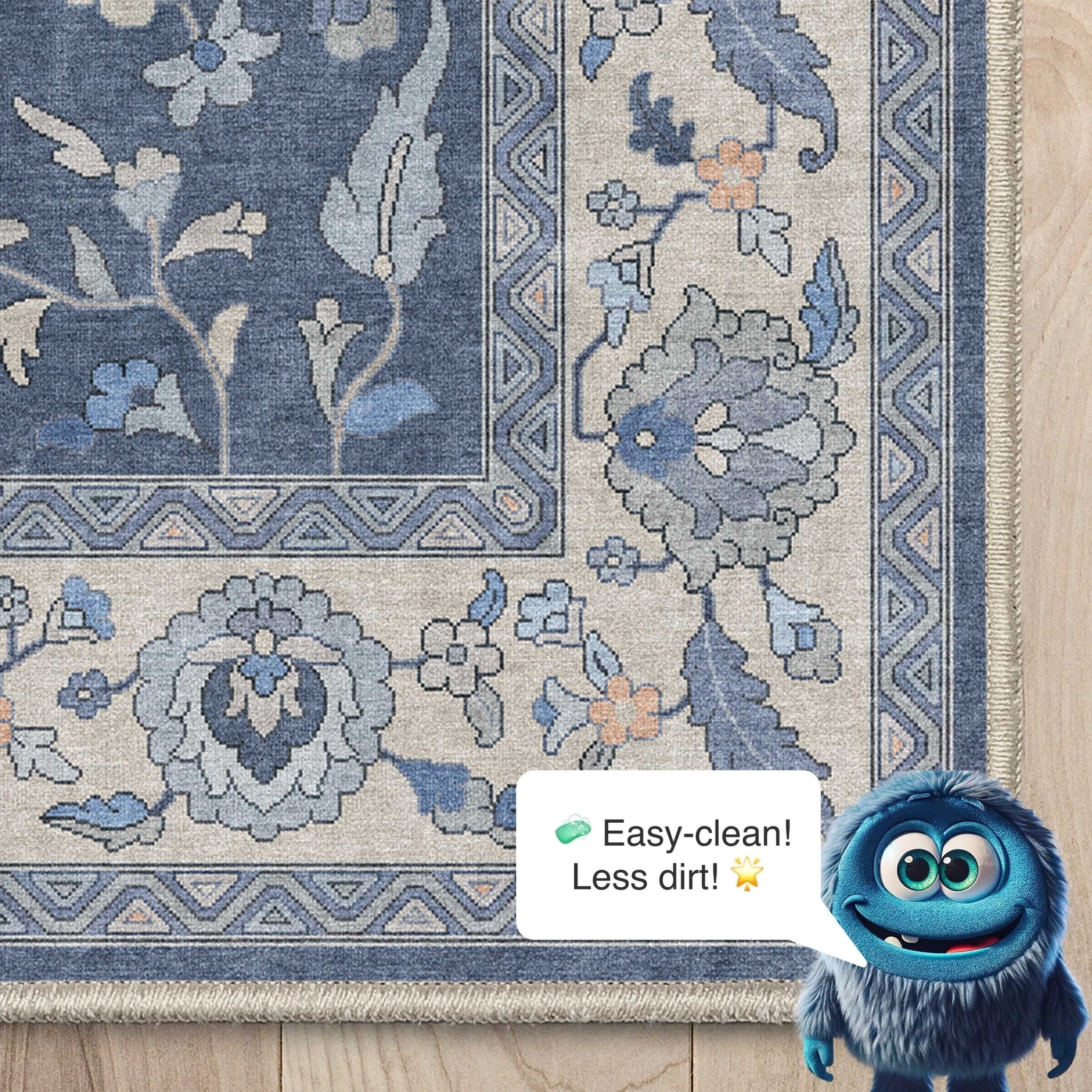 Mardin Modern Vintage Boho Rug for Living Room Bedroom Dining Room ,Easy Clean、mySite、gigharbornorthrealestate