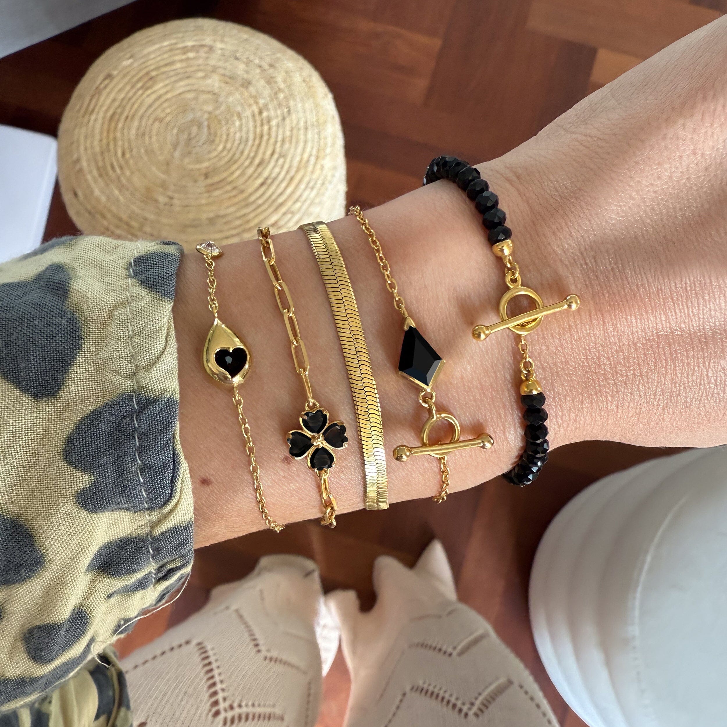 Black Obsidian Bracelet - Heroine T-Lock、mySite、hinf8tx79