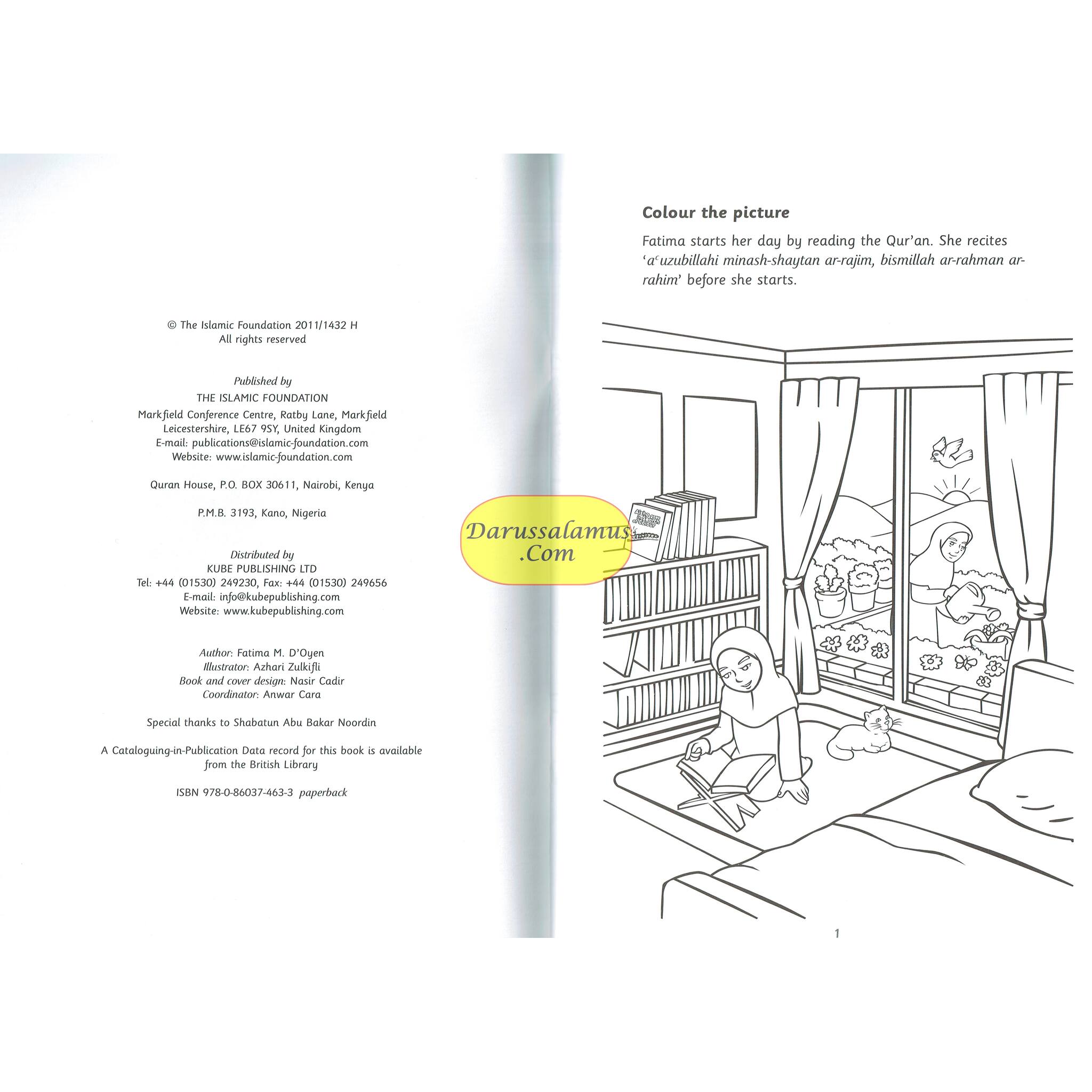 Islamic Manners Activity Book By Fatima M d'Oyen、mySite、topwebapps