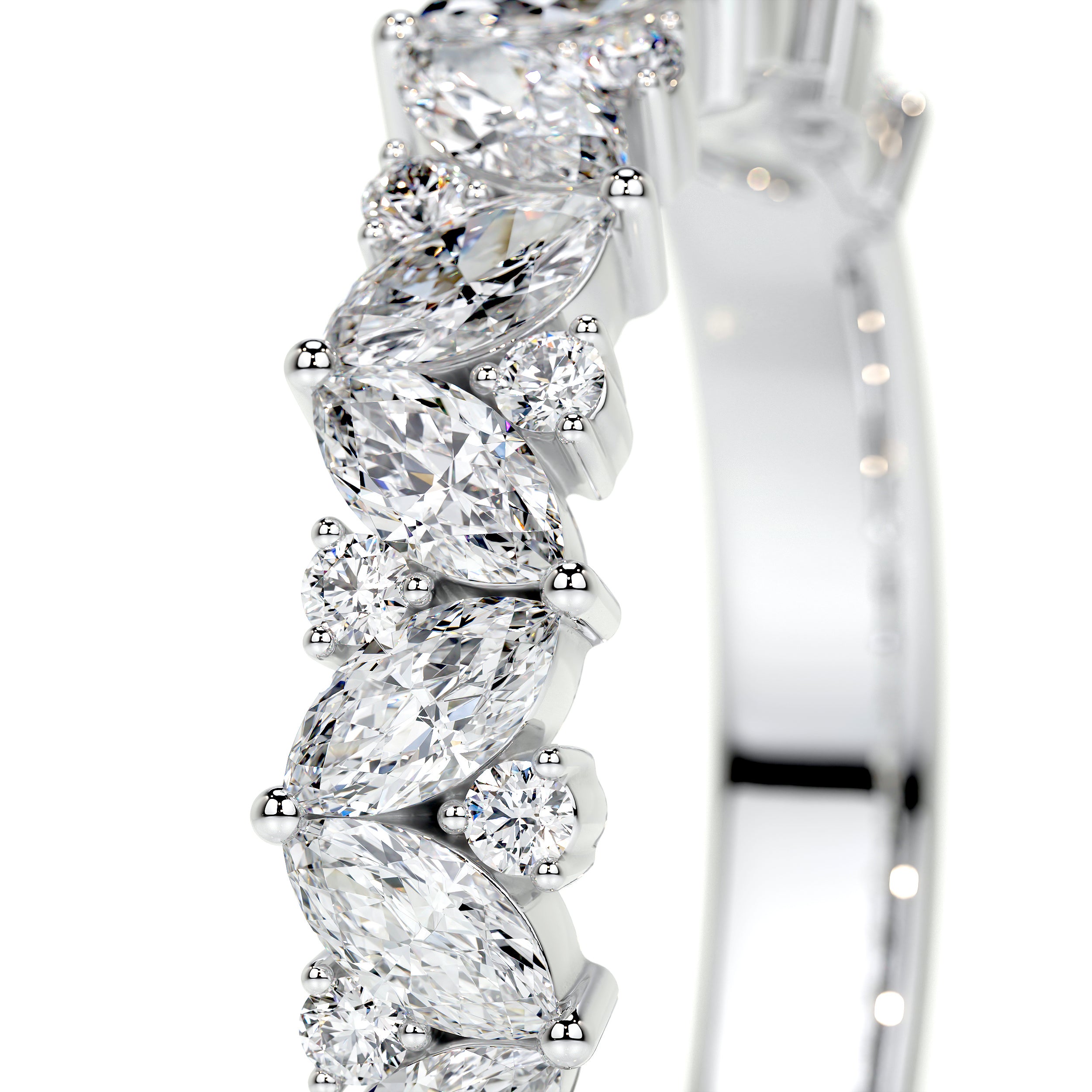 Regina Lab Grown Diamond Wedding Ring (0.85 Carat) -14K White Gold、mySite、hinf8tx79