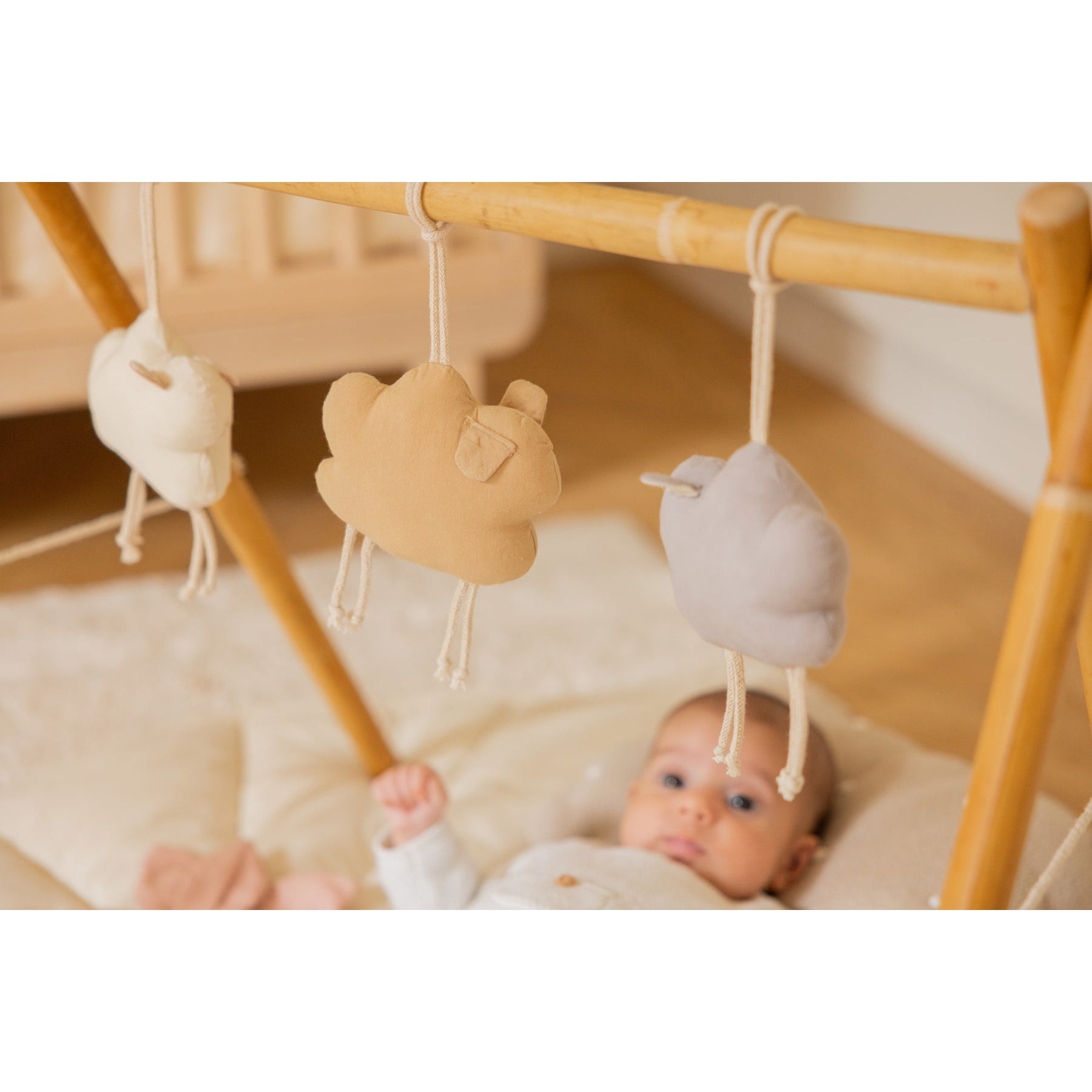 Little Sheep Set of 3 Rattle Toy Hangers、mySite、gigharbornorthrealestate