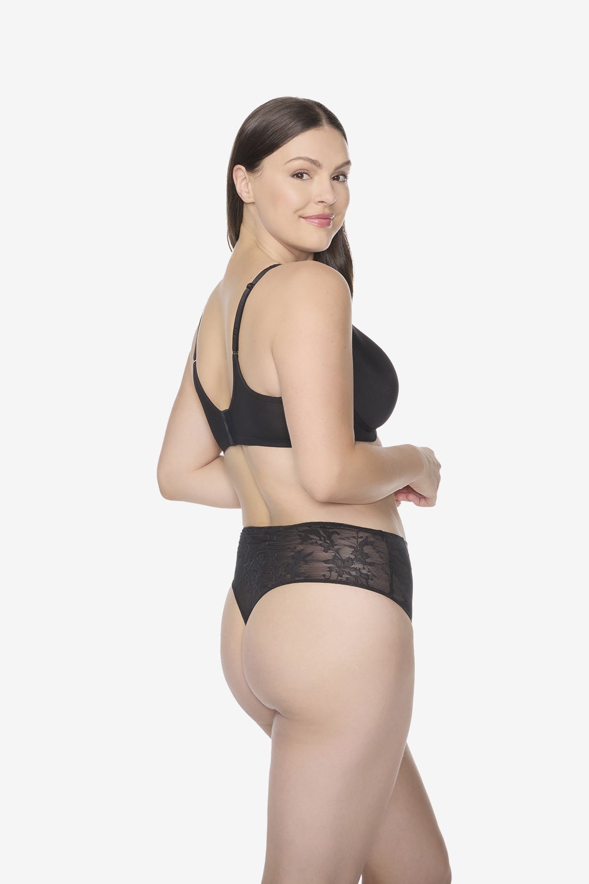  Luxe Dreamer Retro Thong in Deep Black、mySite、justintrudeaud