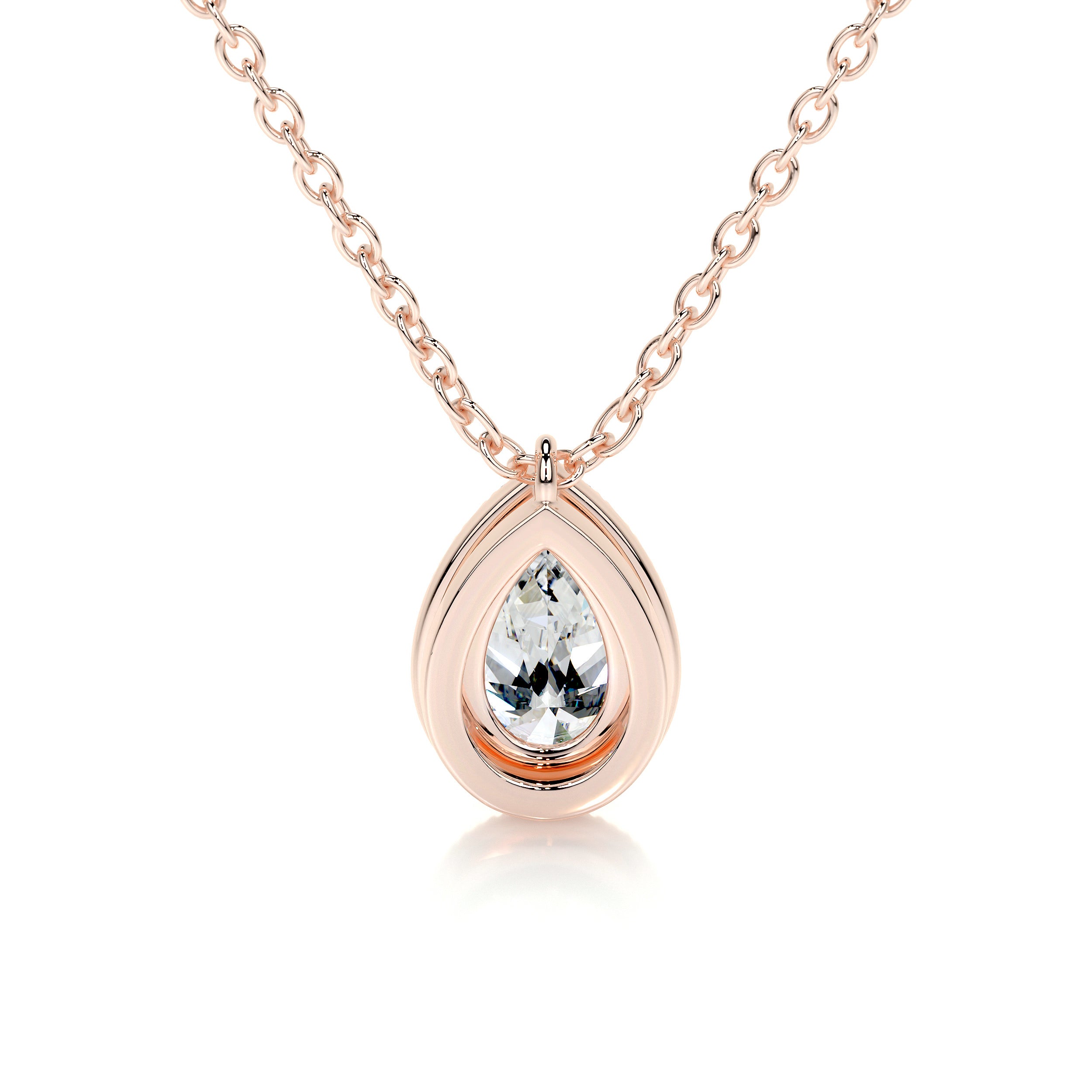Nancy Diamond Pendant -14K Rose Gold、mySite、hinf8tx79