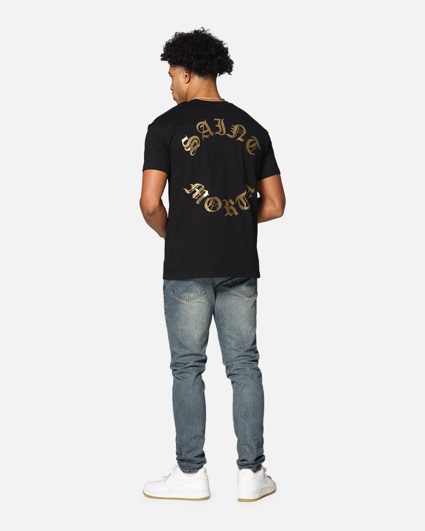 Saint Morta Mortal Lafayette T-Shirt Black/Gold、mySite、zt4zffjzw