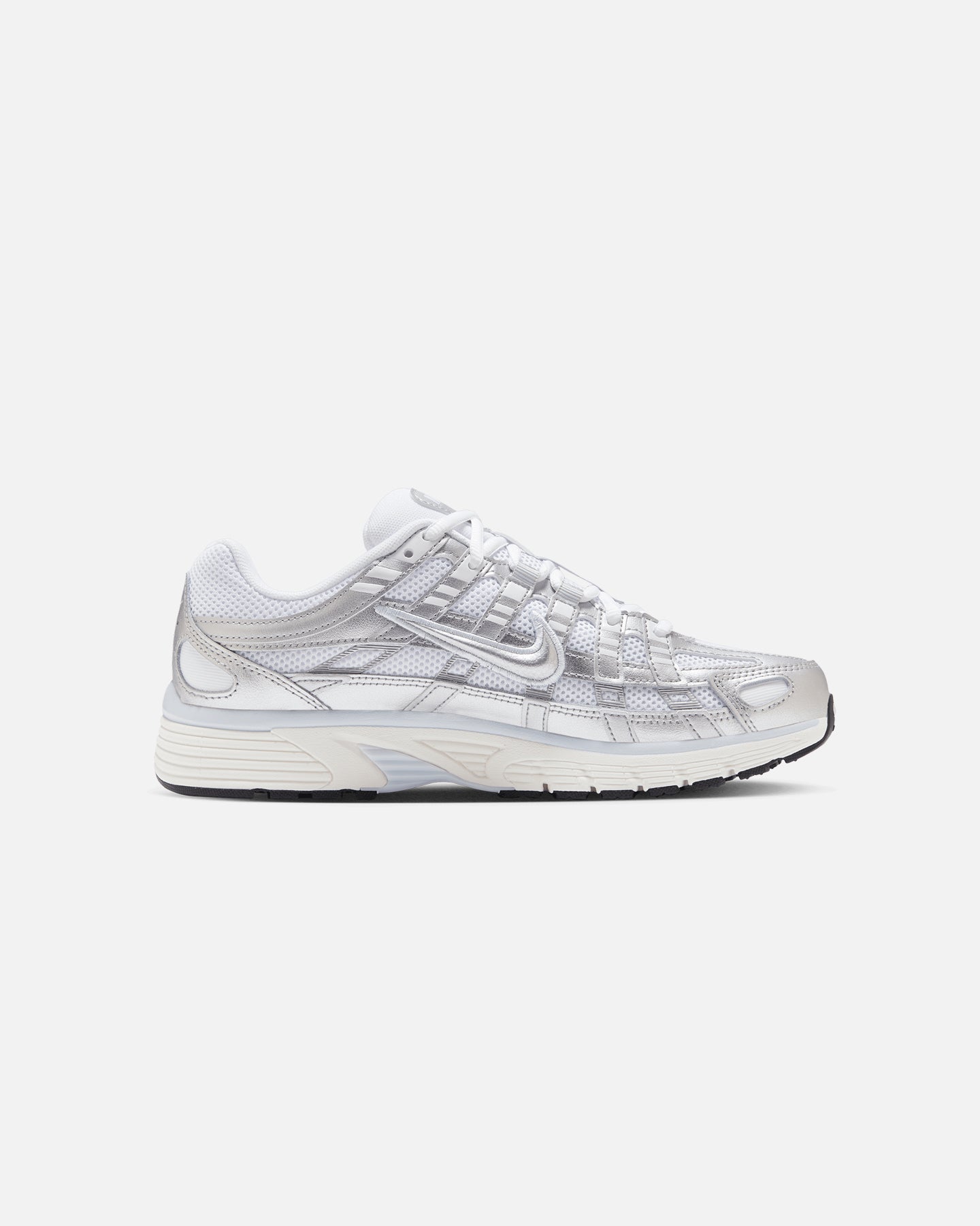 Nike Women's P-6000 White/Silver、mySite、zt4zffjzw