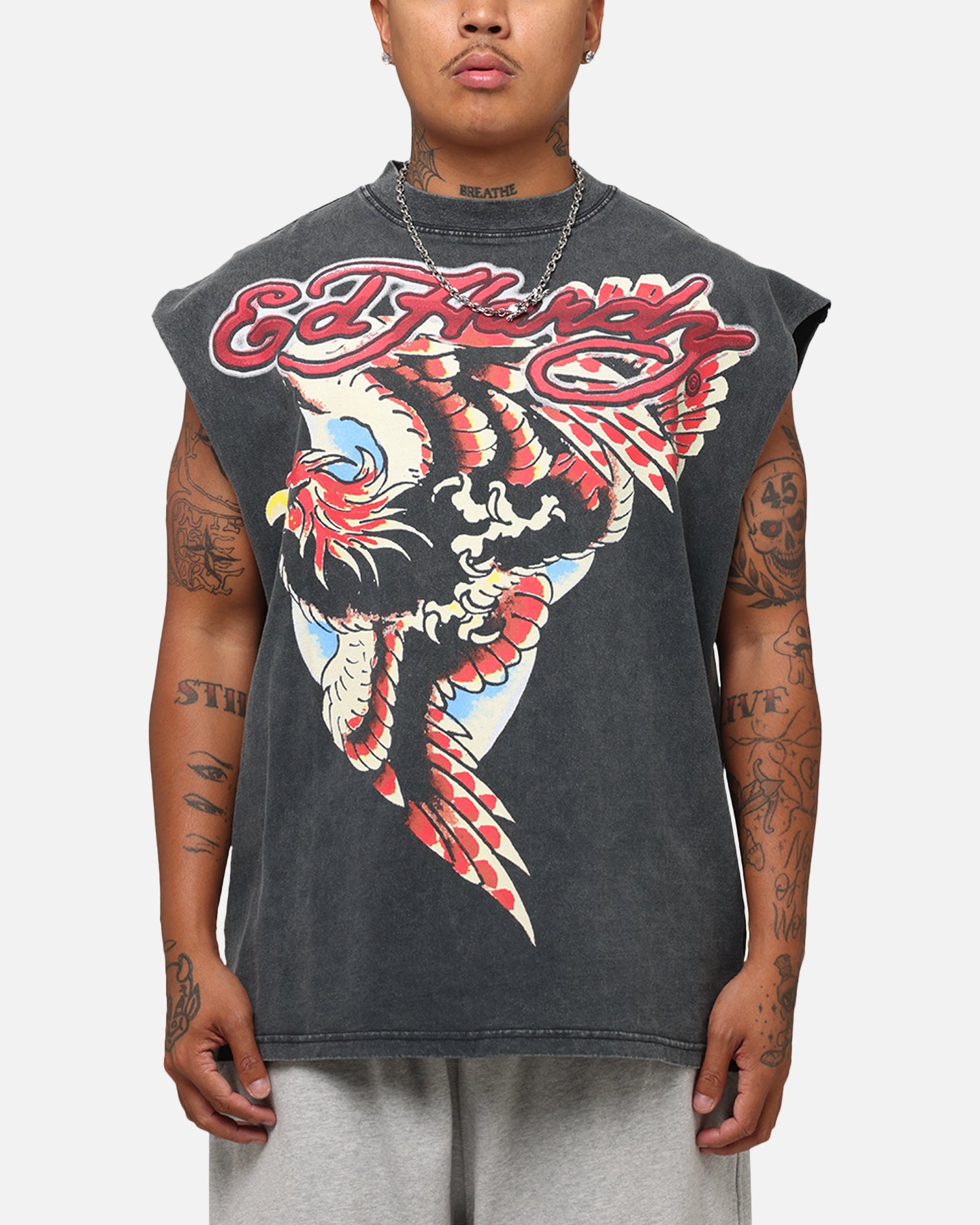 Ed Hardy Eagle Motor Muscle T-Shirt Black、mySite、zt4zffjzw