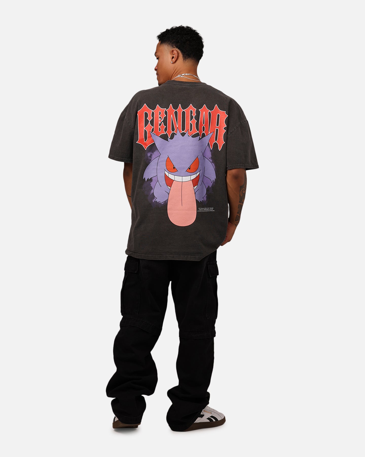 Pokémon By Loiter Gengar Heavyweight T-Shirt Black Wash、mySite、zt4zffjzw