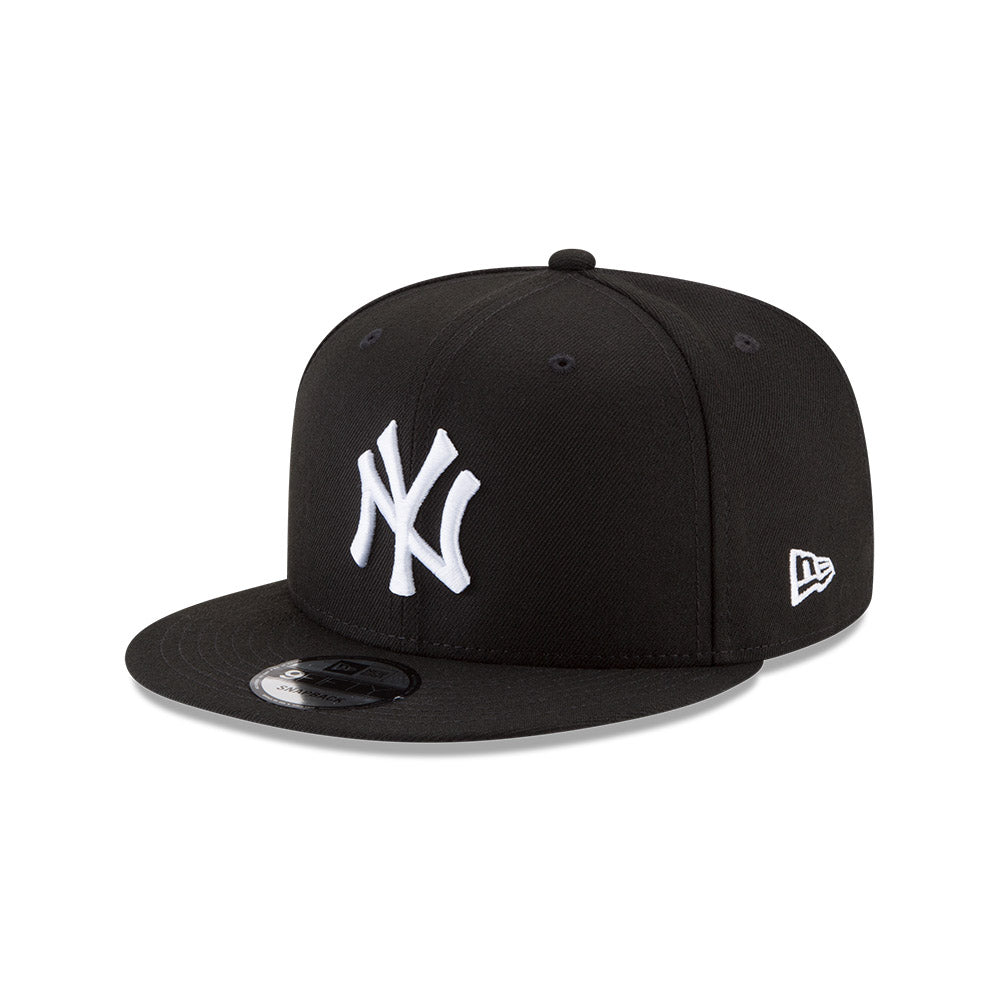 New York Yankees New Era Black/White 9FIFTY Snapback Hat、mySite、vikingsvslions