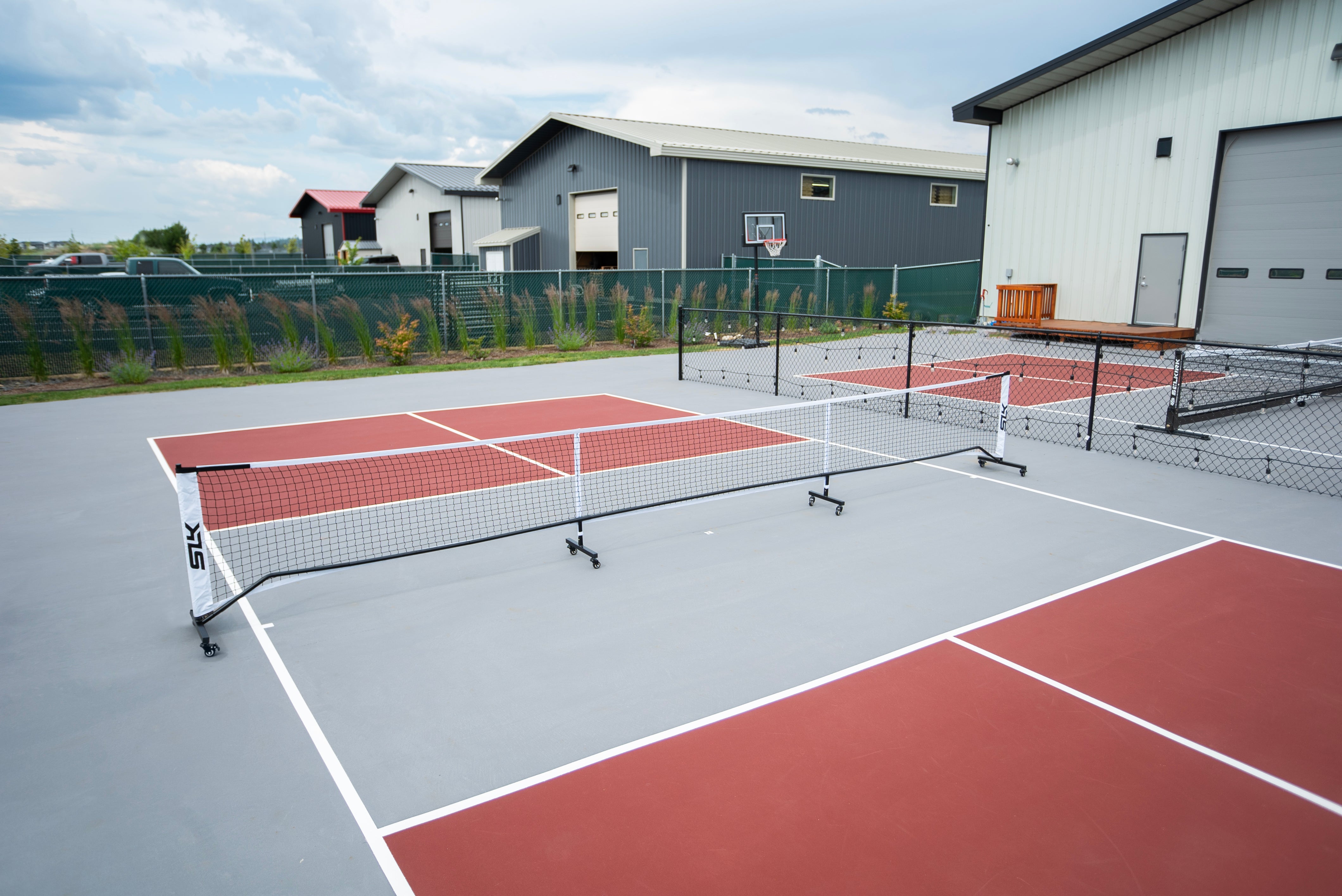 SLK Prime Portable Wheeled Pickleball Net、mySite、noshort