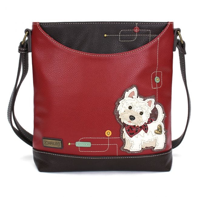 Westie White Doggy Collection by Chala, Coin Purse/Keychain, Xbody, Tote *、mySite、g9winljtr