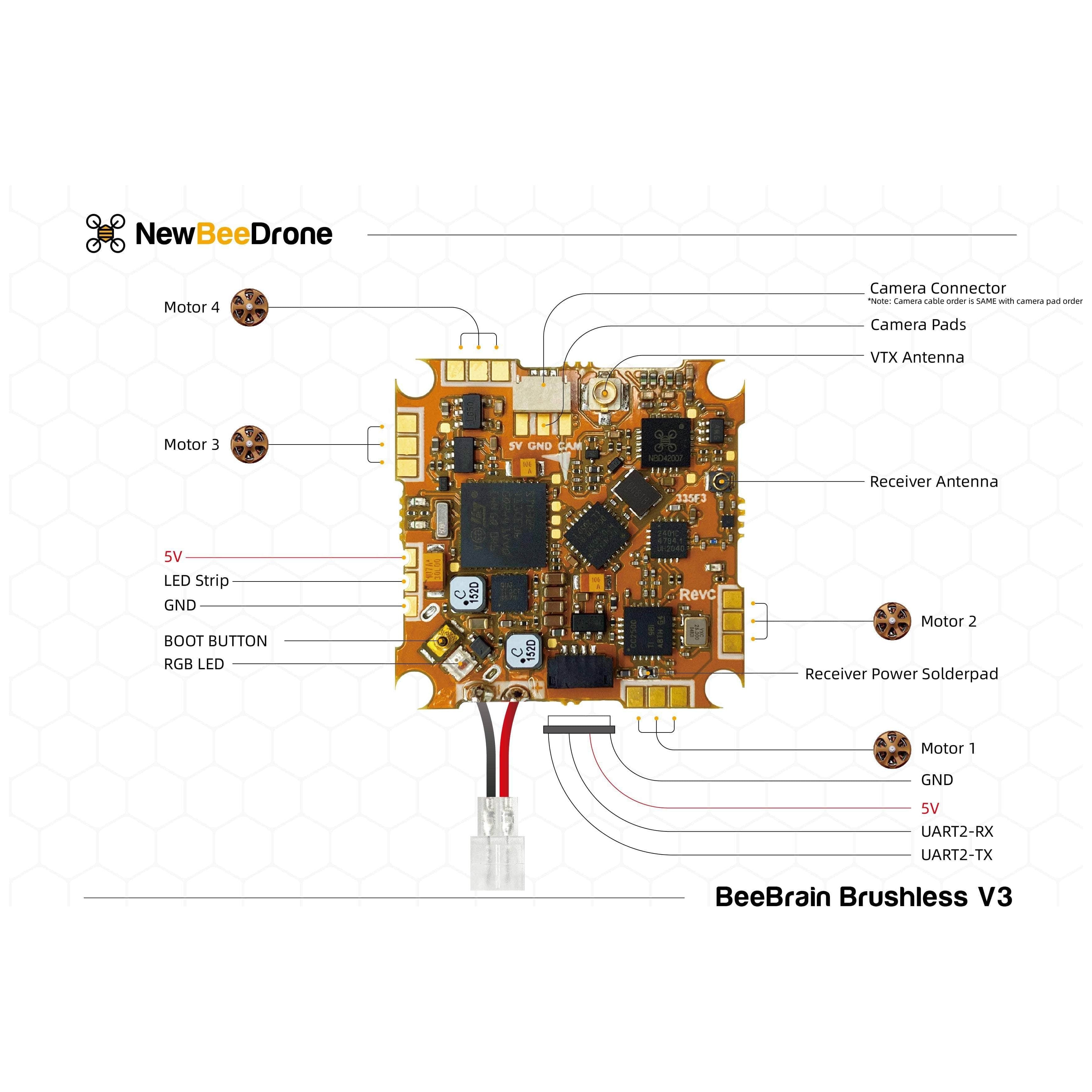  NewBeeDrone BeeBrain BLV3 AIO Flight Controller、mySite、merchandisen