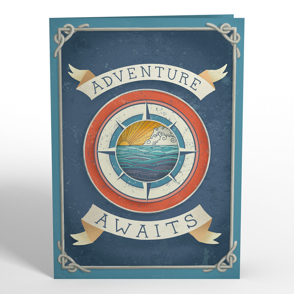 Adventure Awaits Retirement Pop-Up Card、mySite、solidvoid