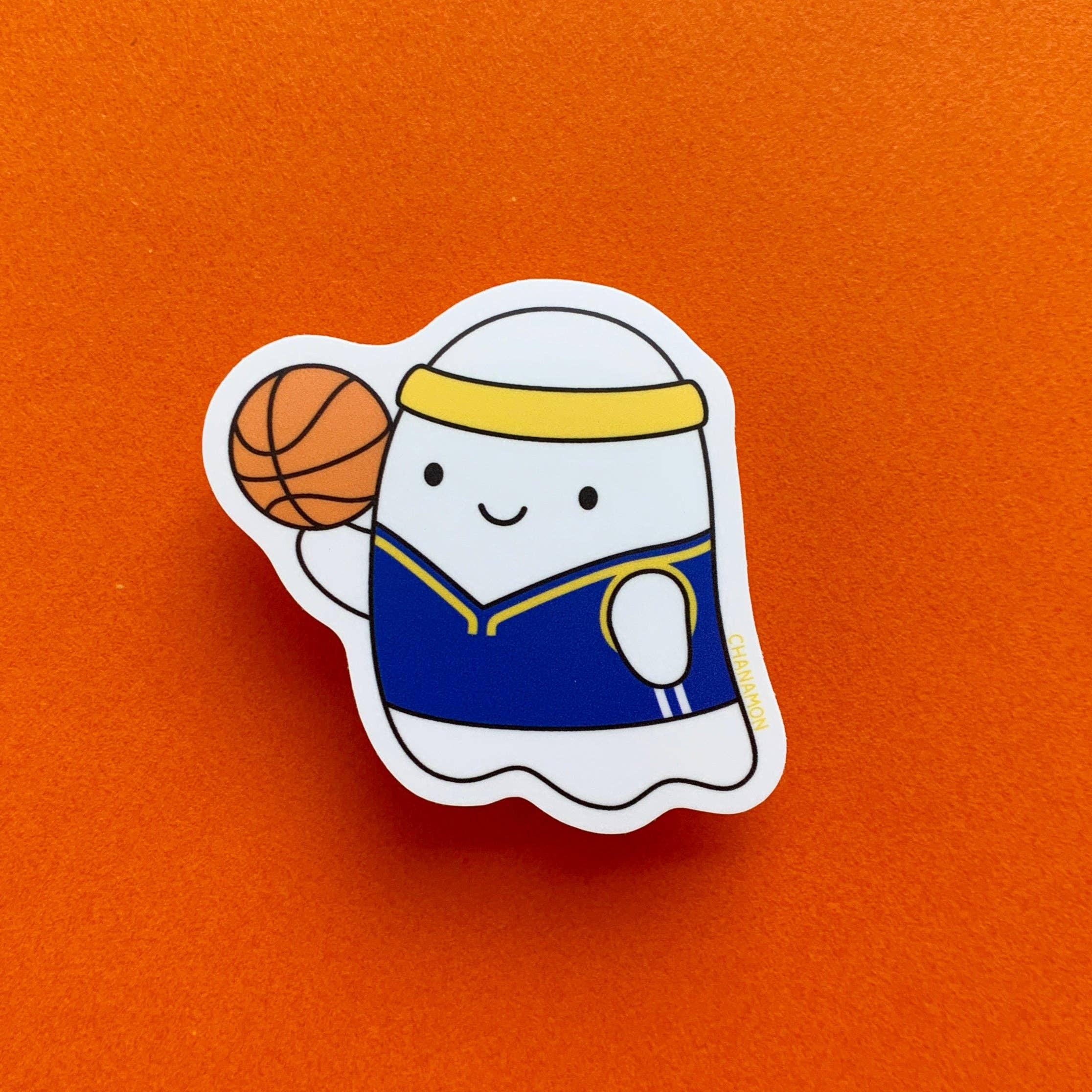 Maison Chanamon - Warriors Basketball Ghost Sticker、mySite、garagedoors4me
