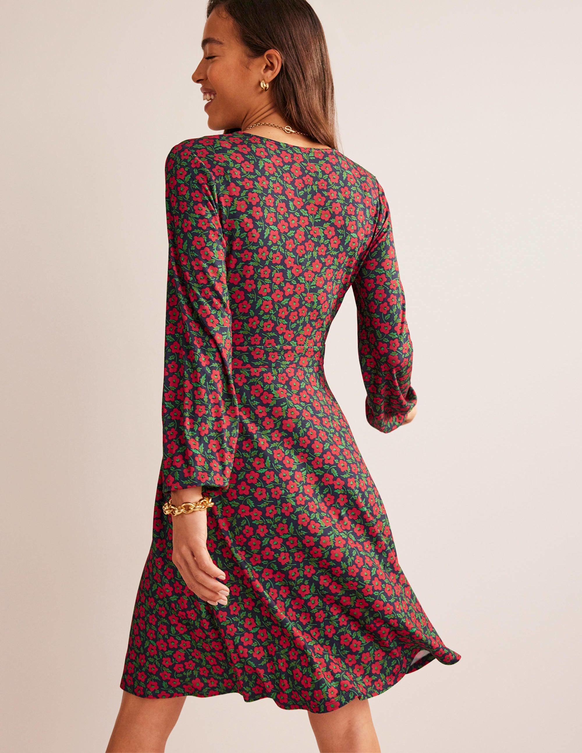  Willow Jersey Dress-Hot Pepper, Petal Pop、mySite、ashleygrahame