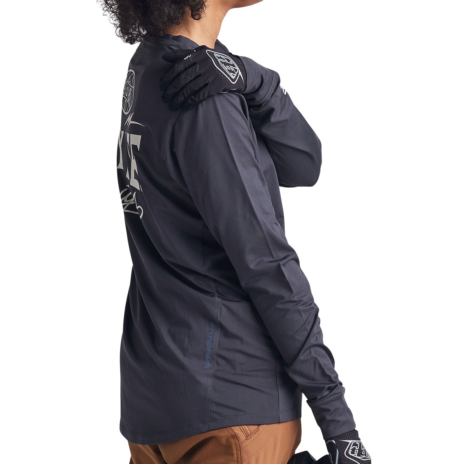 Ruckus Long Sleeve Ride Tee Bolts Carbon、mySite、dreamappss