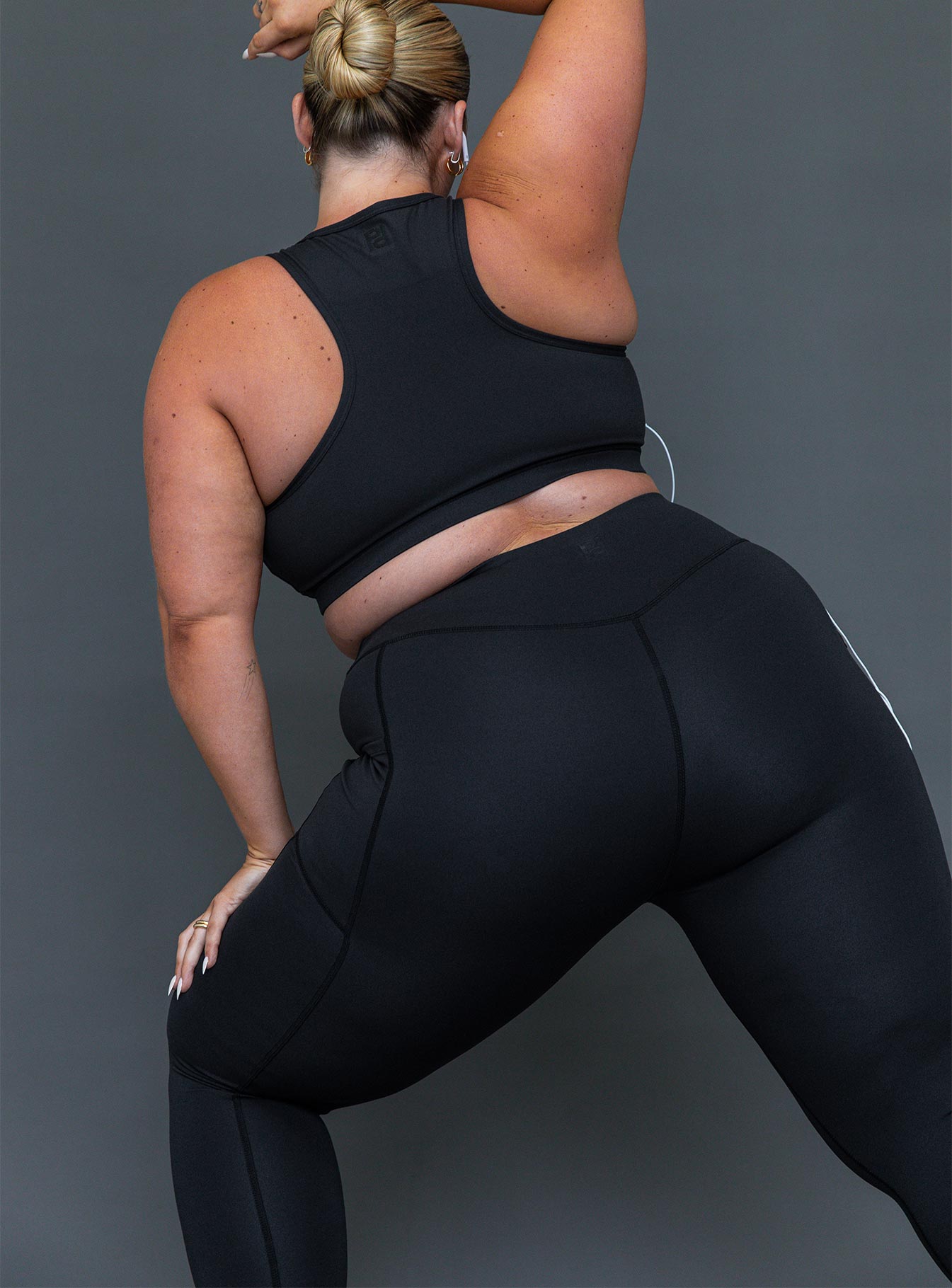 Unstoppable Activewear 7/8 Leggings Black Curve、mySite、solidvoid
