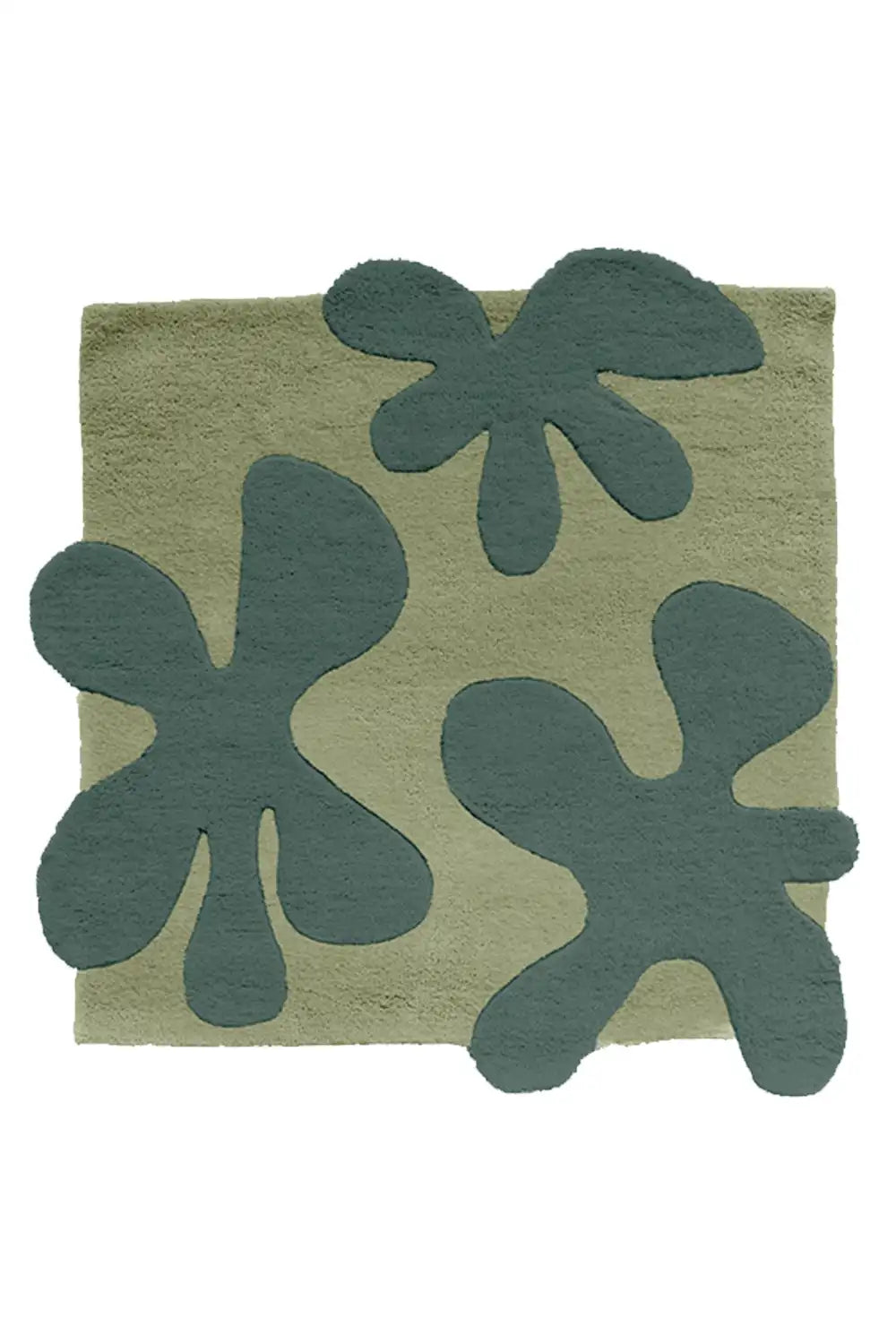 Customizable 3D Blossom Square Tufted Rug、mySite、gigharbornorthrealestate