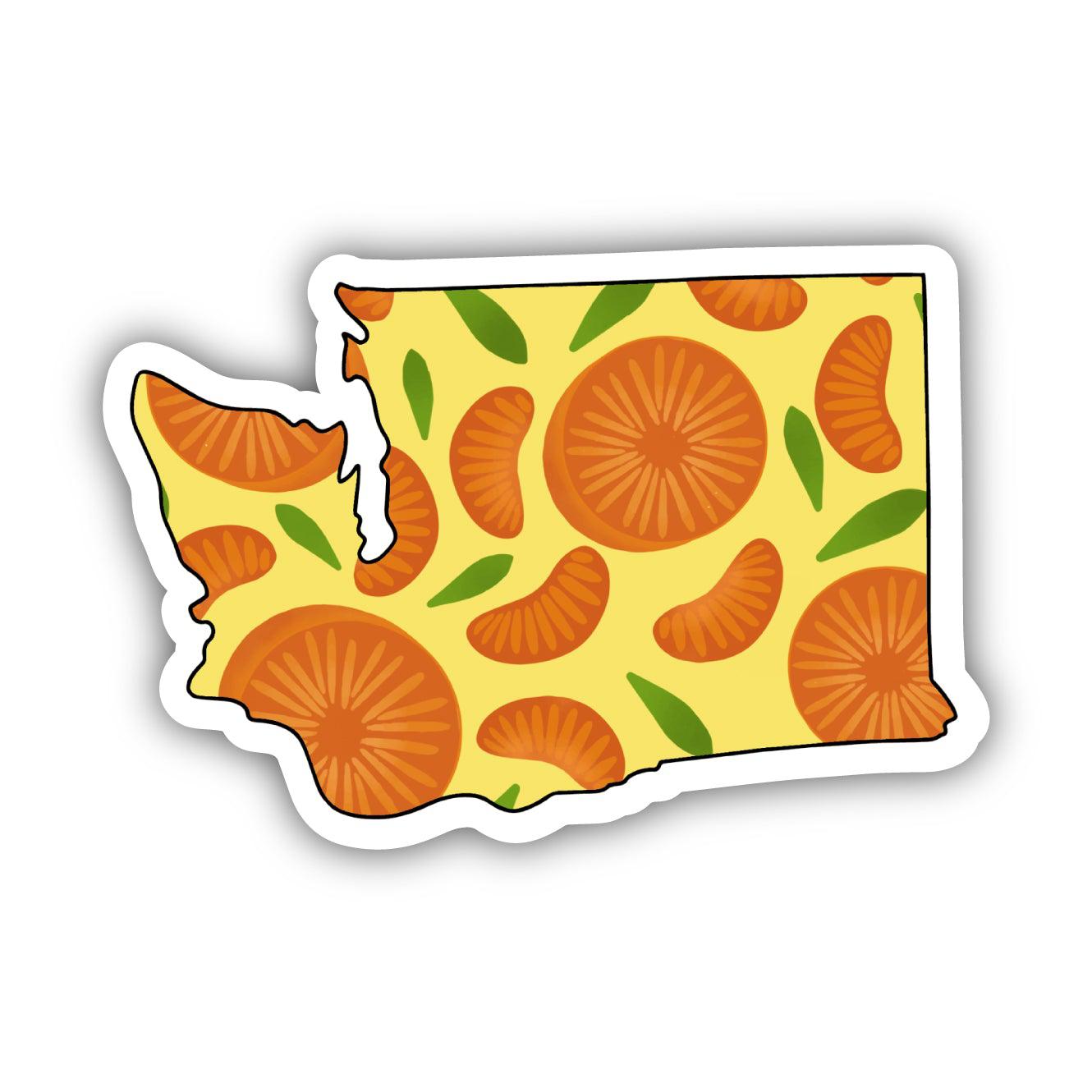  Washington Orange & Yellow Fruit Sticker、mySite、ghnorth