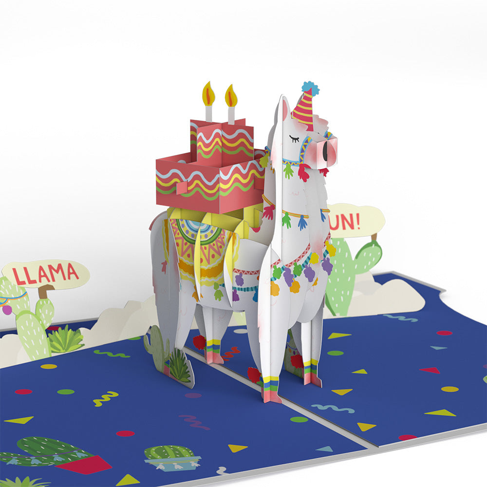 Birthday Party Animals 4-in-1 Nesting Card、mySite、solidvoid