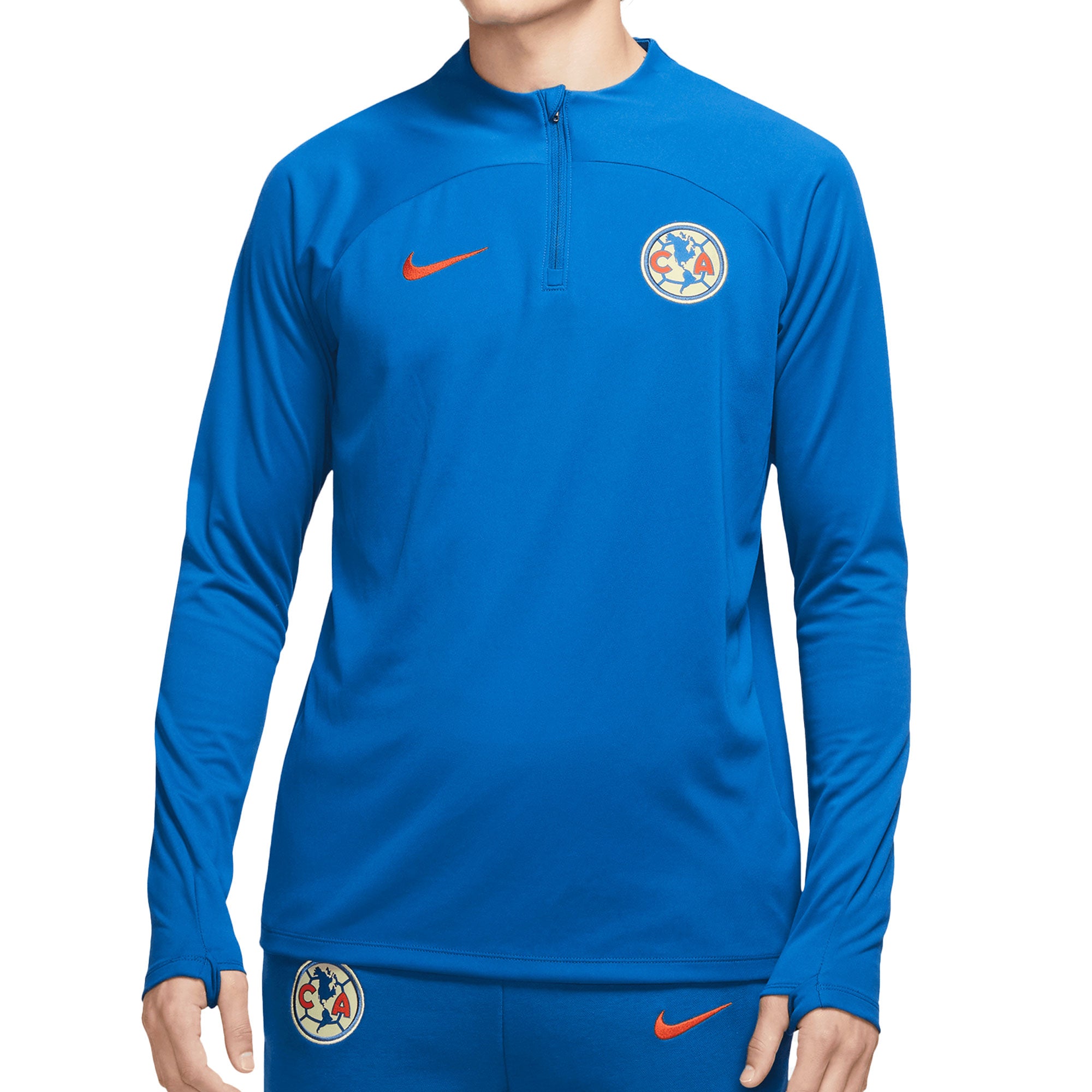 Nike Men's Club America 2023/24 Strike Drill Top Royal Blue/Yellow、mySite、bottomscart