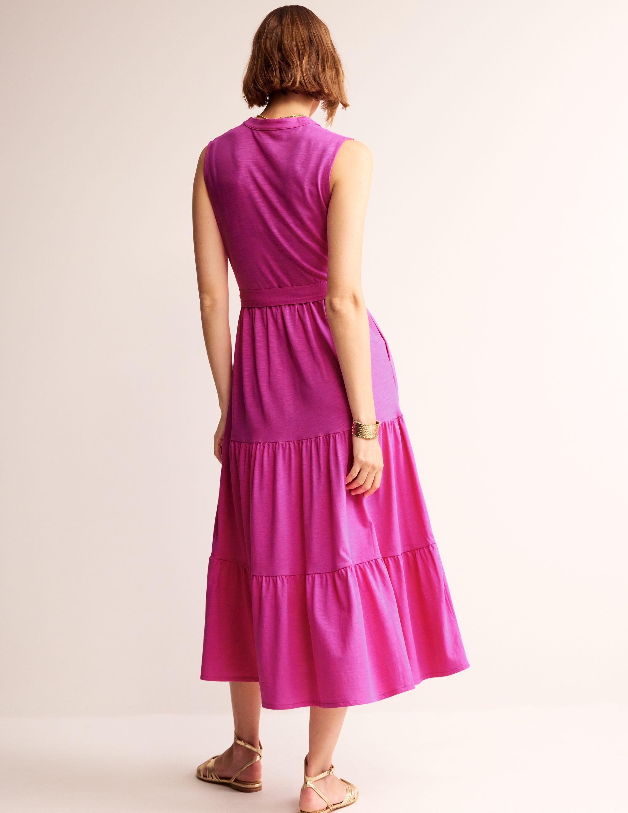  Naomi Notch Jersey Maxi Dress-Rose Violet、mySite、ashleygrahame