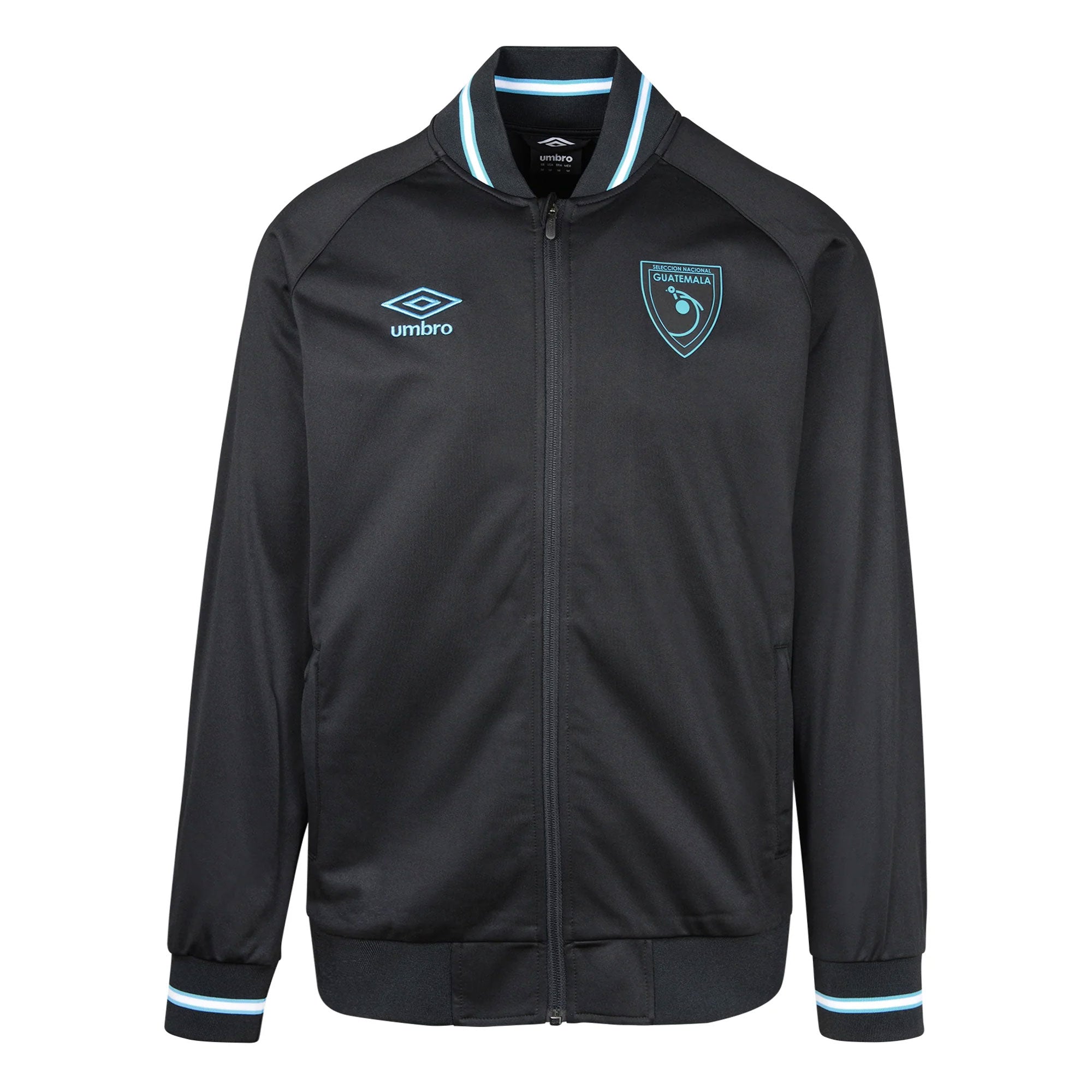 Umbro Men's Guatemala 2023/24 Anthem Jacket Black/Blue、mySite、bottomscart