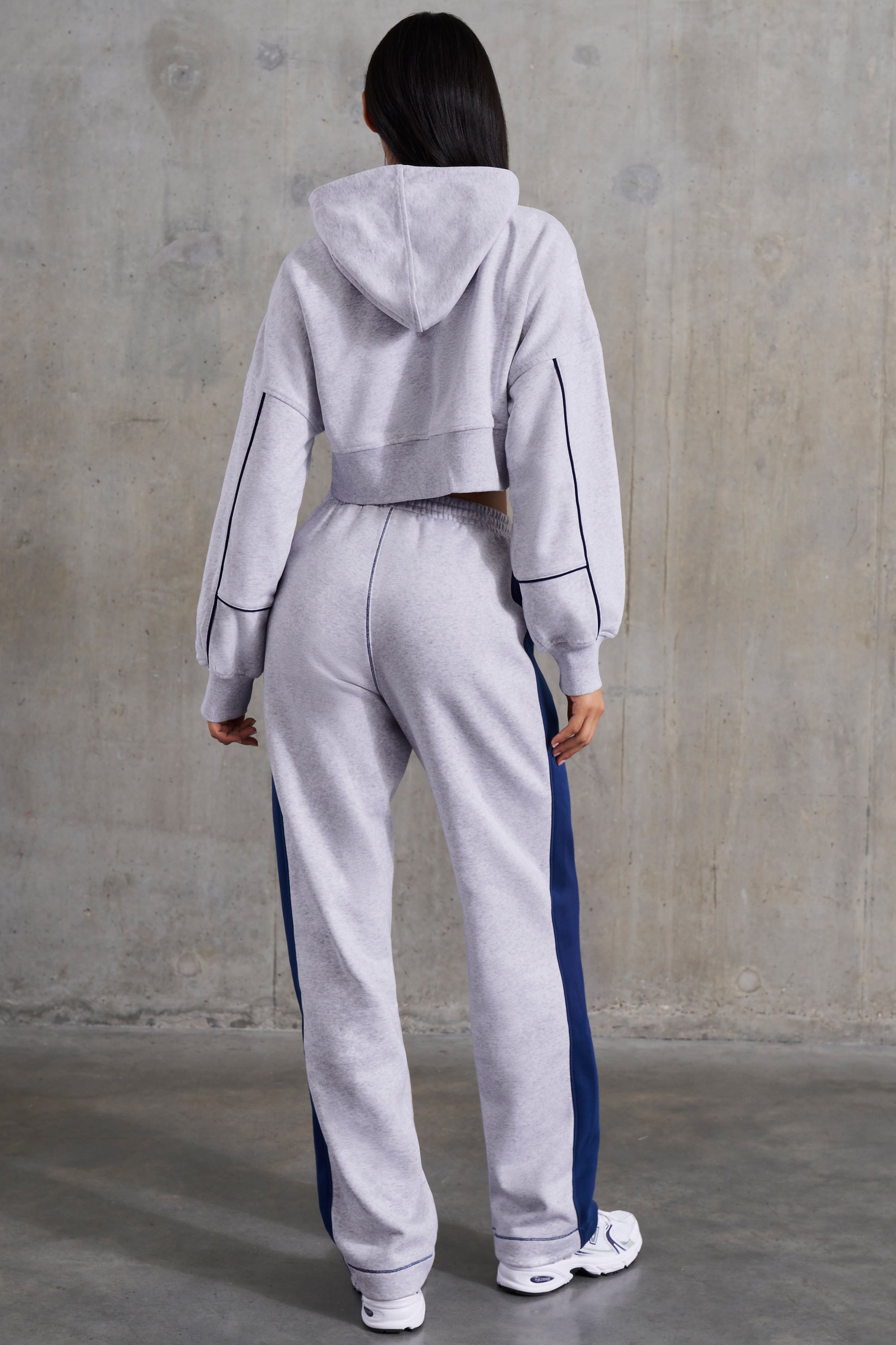 Wide Leg Sweatpants in Heather Grey、mySite、solidvoid