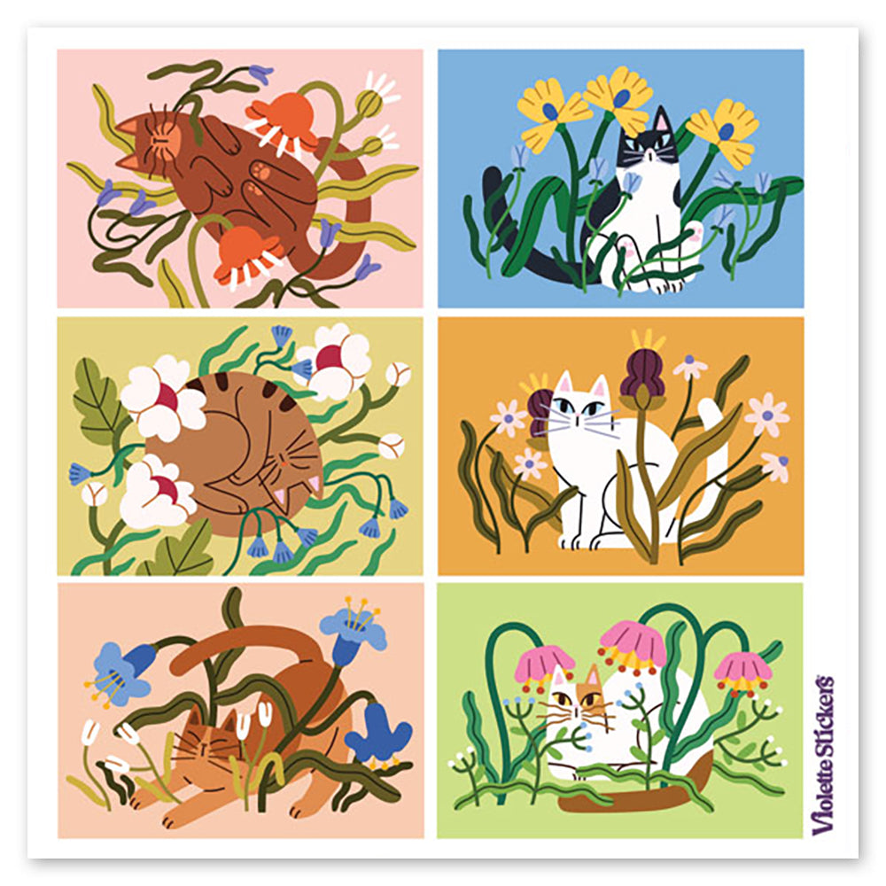  Garden Cats Stickers、mySite、ghnorth