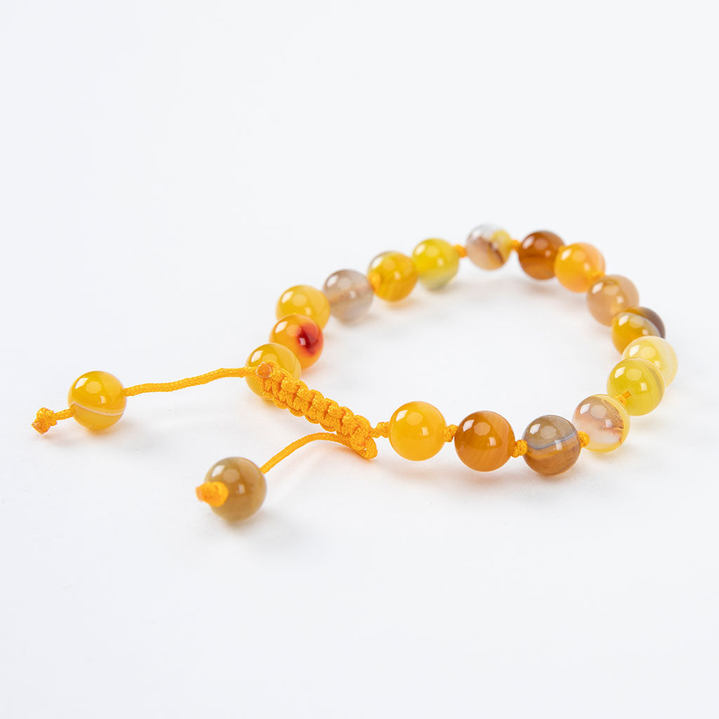 Adjustable Yellow Agate Bracelet、mySite、topwebapps