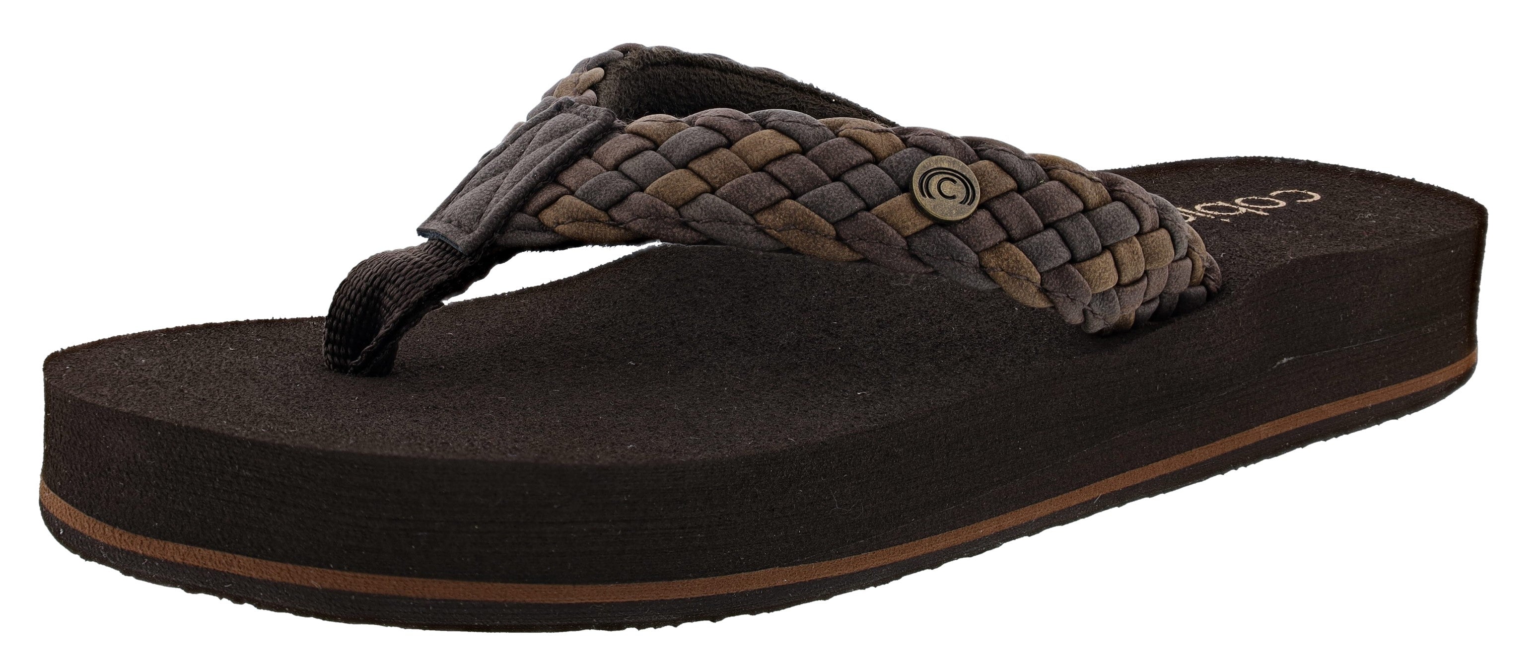 Cobian Women's Braided Bounce Cushioned Sandals、mySite、lovesweatpilates