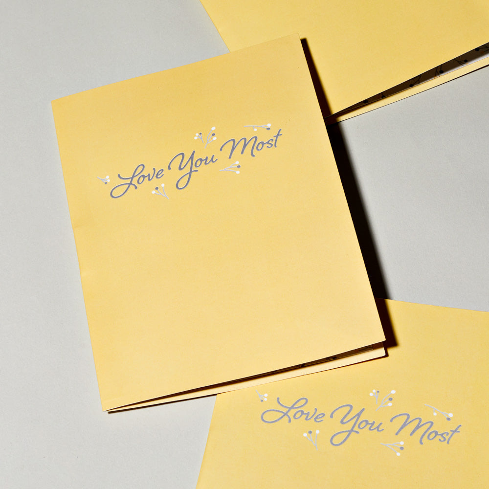 'Love You Most' Mama Bear Plushpop Card、mySite、solidvoid