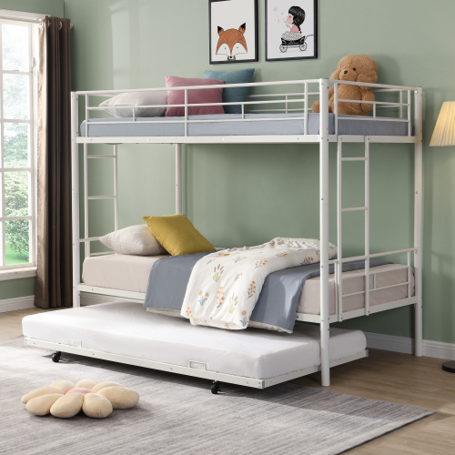 METAL BUNK BED SILVER、、casual